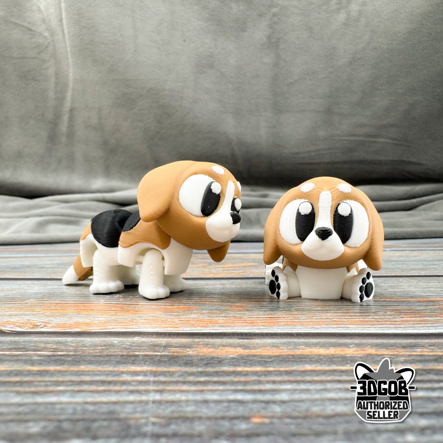 Beagle Articulated 3D Printed Fidget Figure
