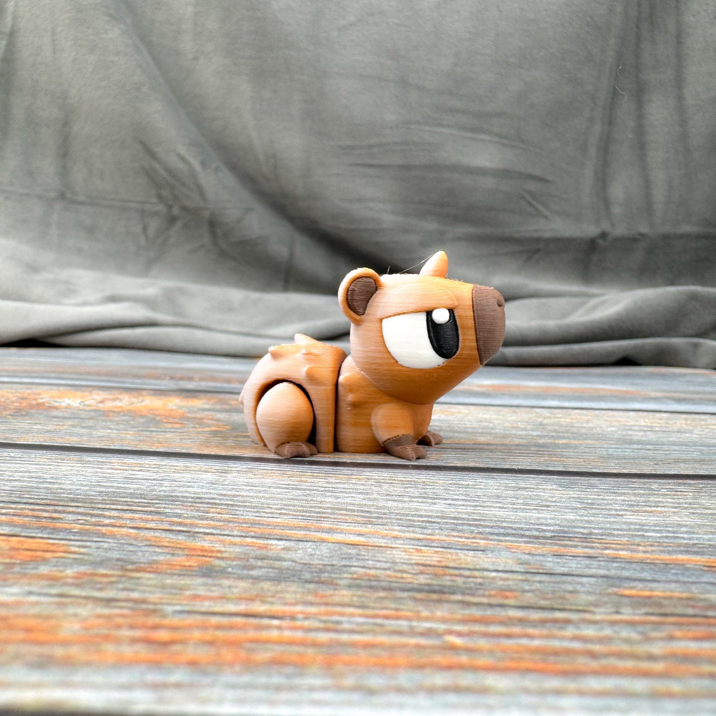 Capybara Articulated 3D Printed Fidget Figure