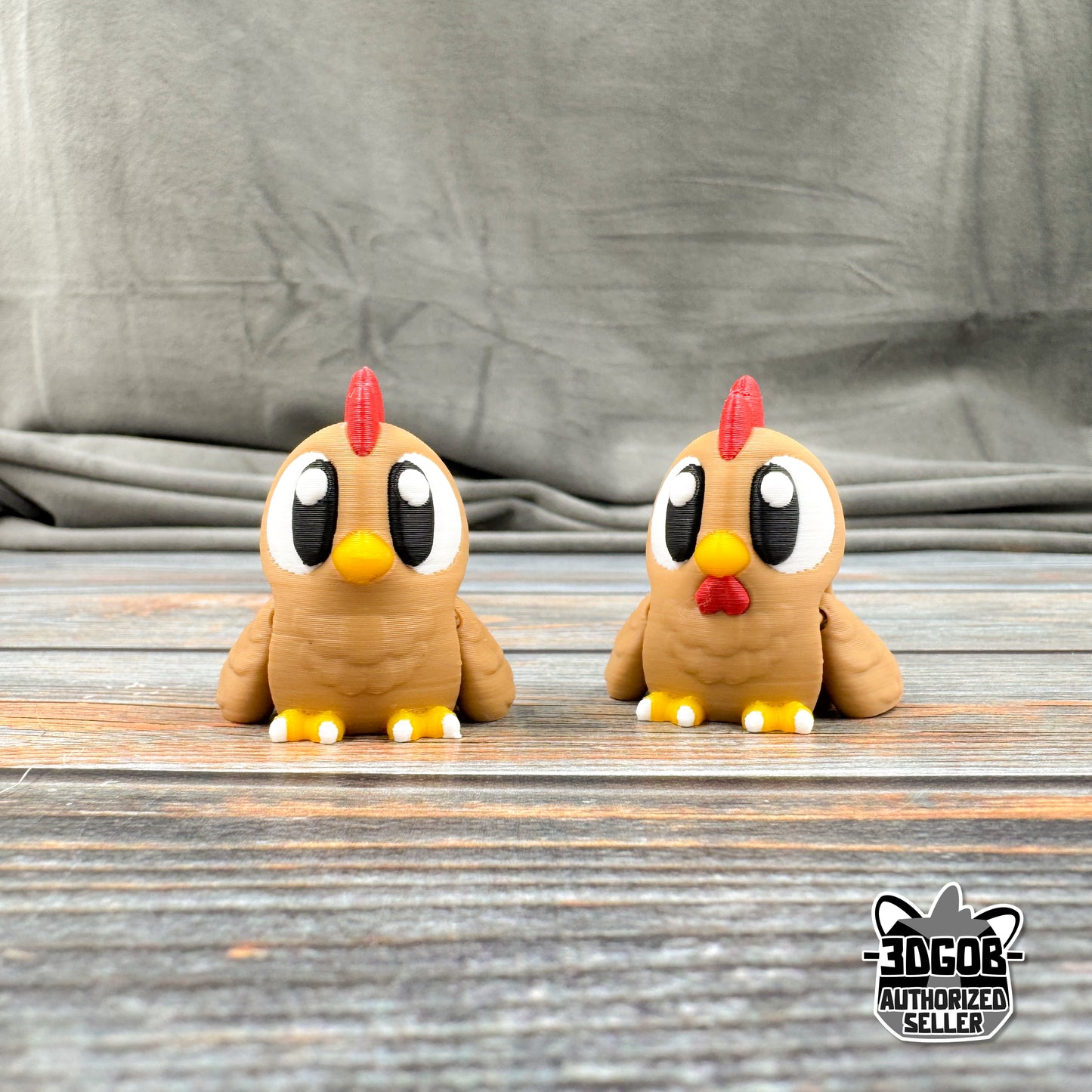 Rooster Articulated 3D Printed Fidget Figure