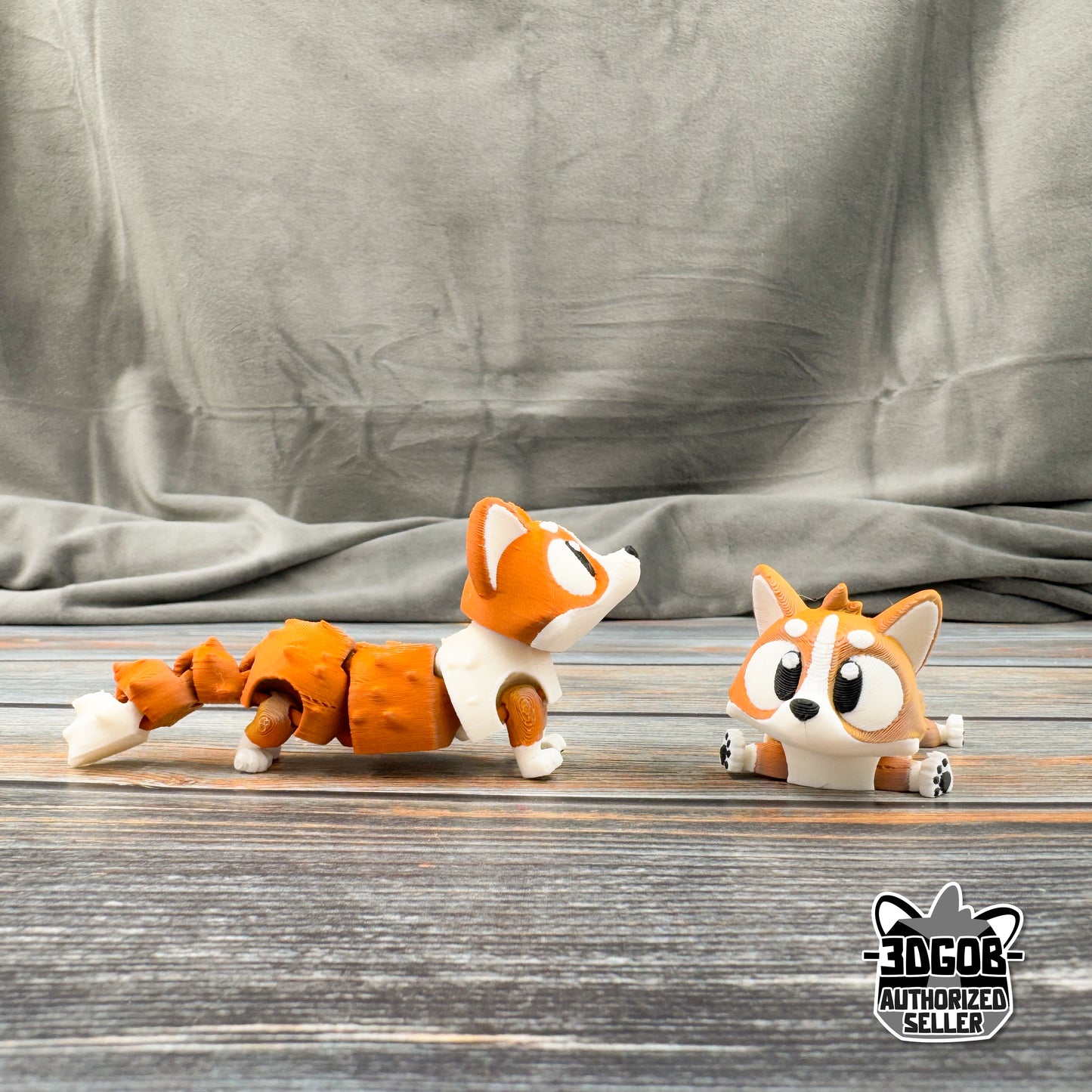 Corgi 3D Printed Fidget Figure