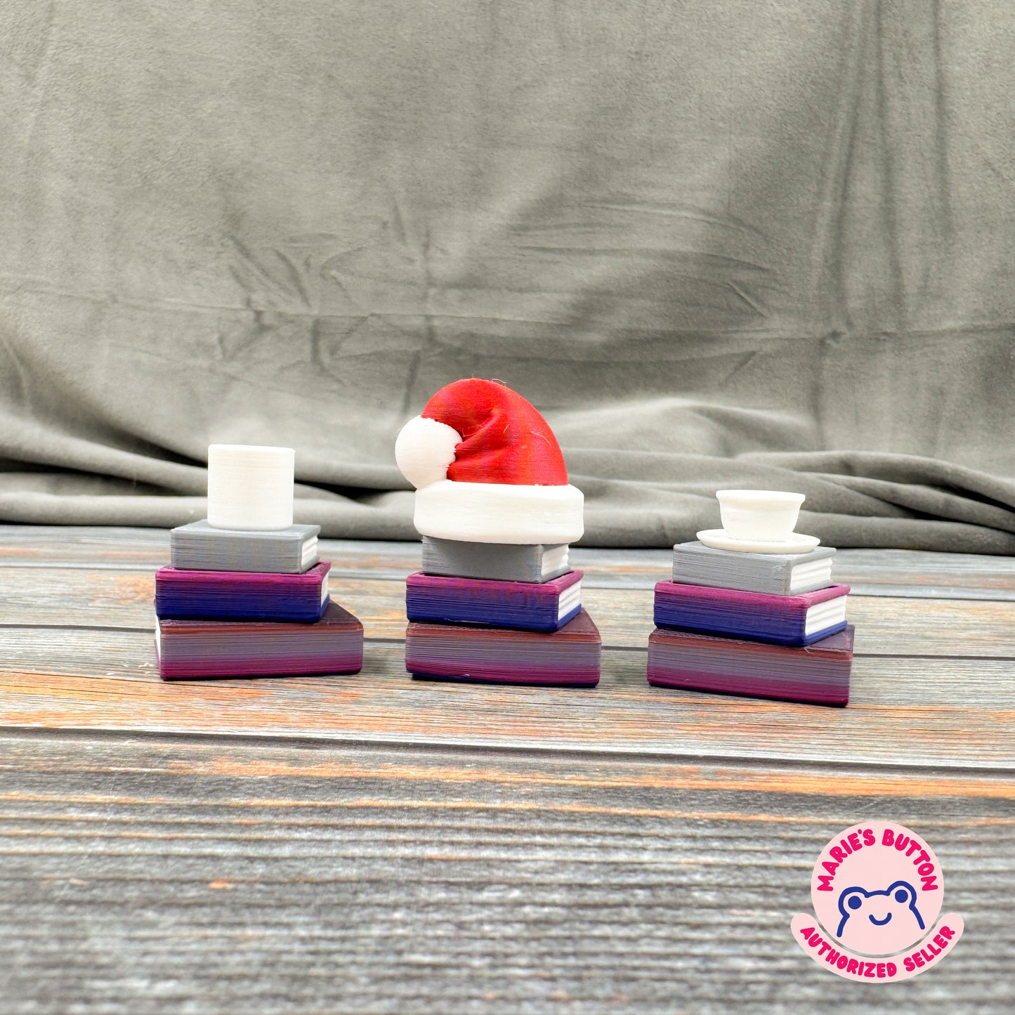 Cozy Books 3D Printed Clicker Fidgets