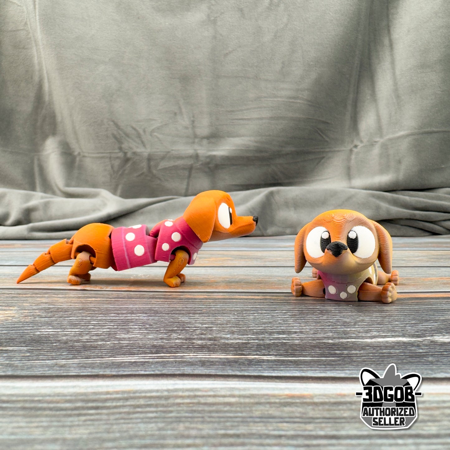 Dachshund 3D Printed Fidget Figure