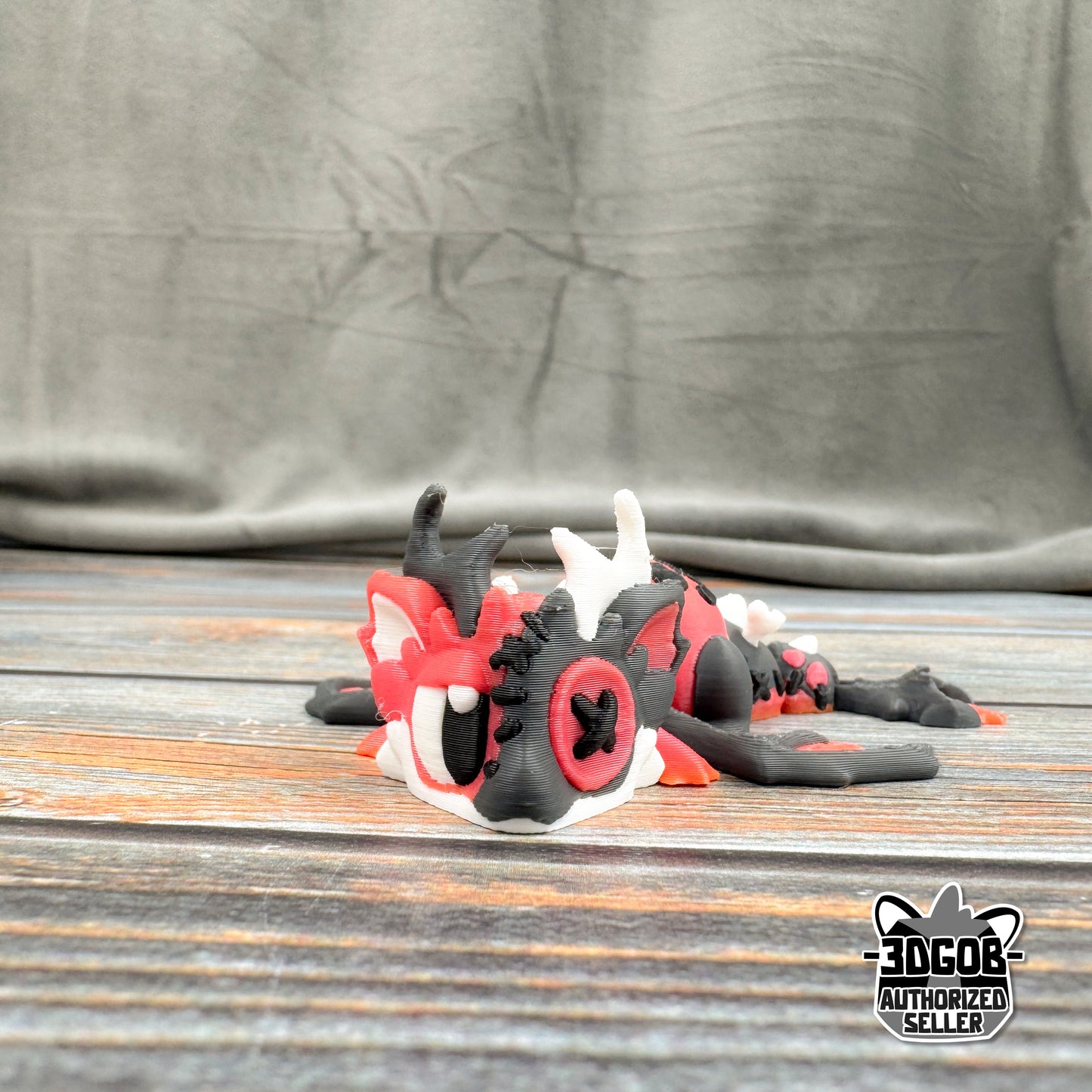Mini Spooky Dragon Articulated 3D Printed Fidget Figure