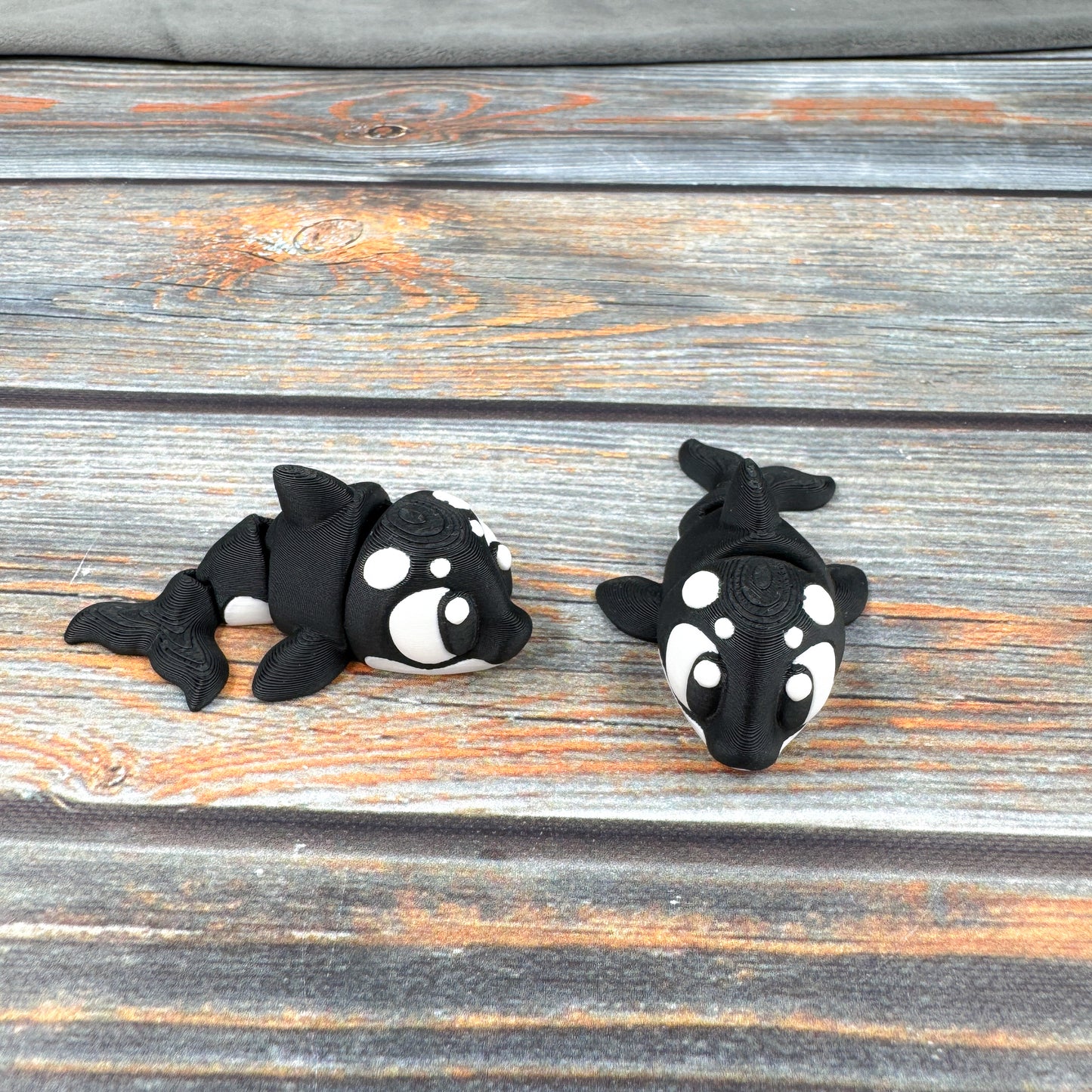 Orca Killer Whale Articulated 3D Printed Fidget Figure