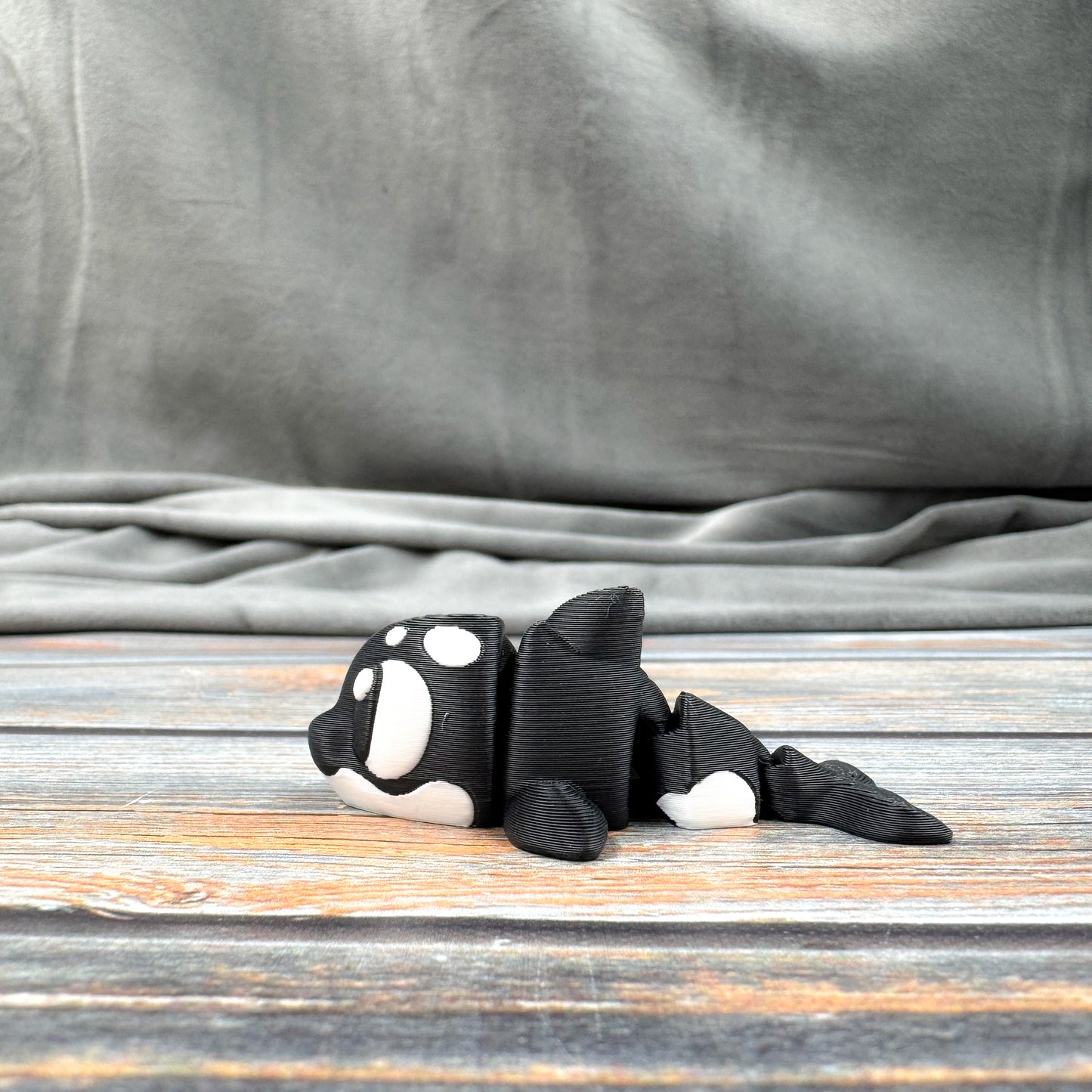 Orca Killer Whale Articulated 3D Printed Fidget Figure