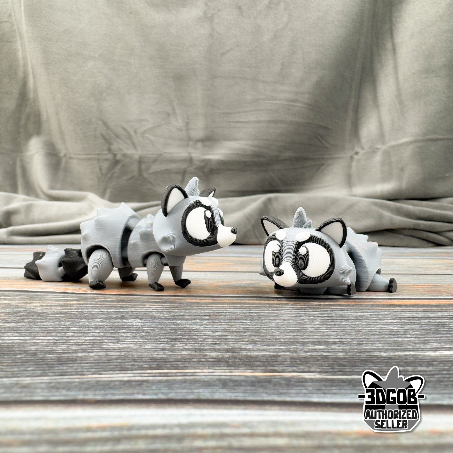 Raccoon 3D Printed Fidget Figure