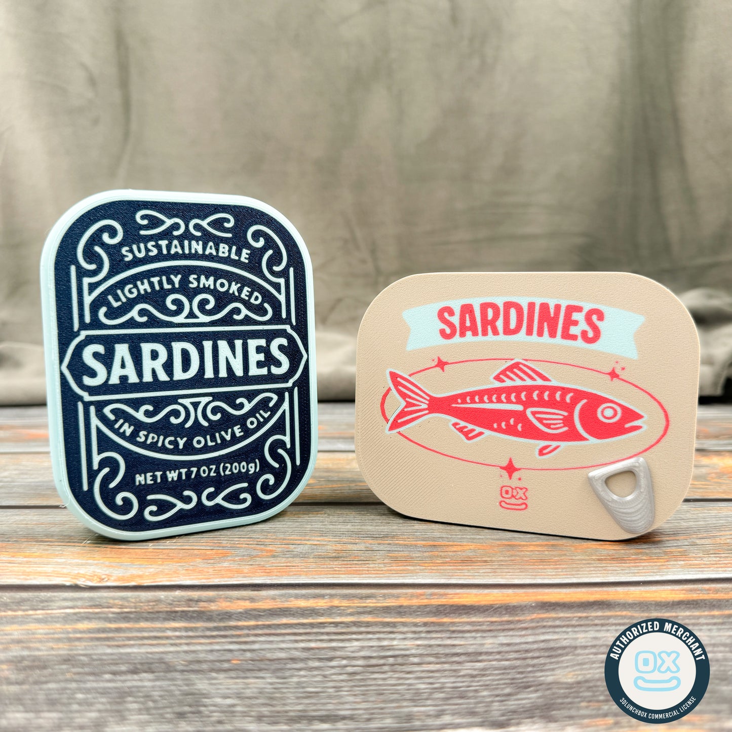 Sardine Tin Multi Clicker 3D Printed Clicker Fidget