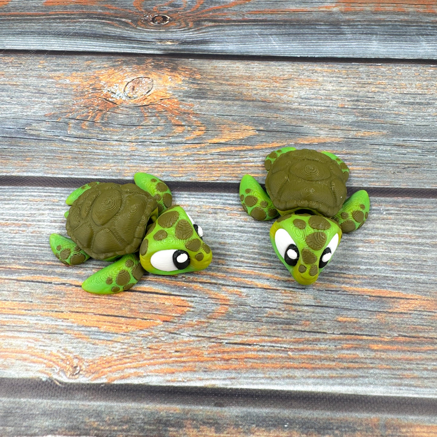 Sea Turtle Articulated 3D Printed Fidget Figure