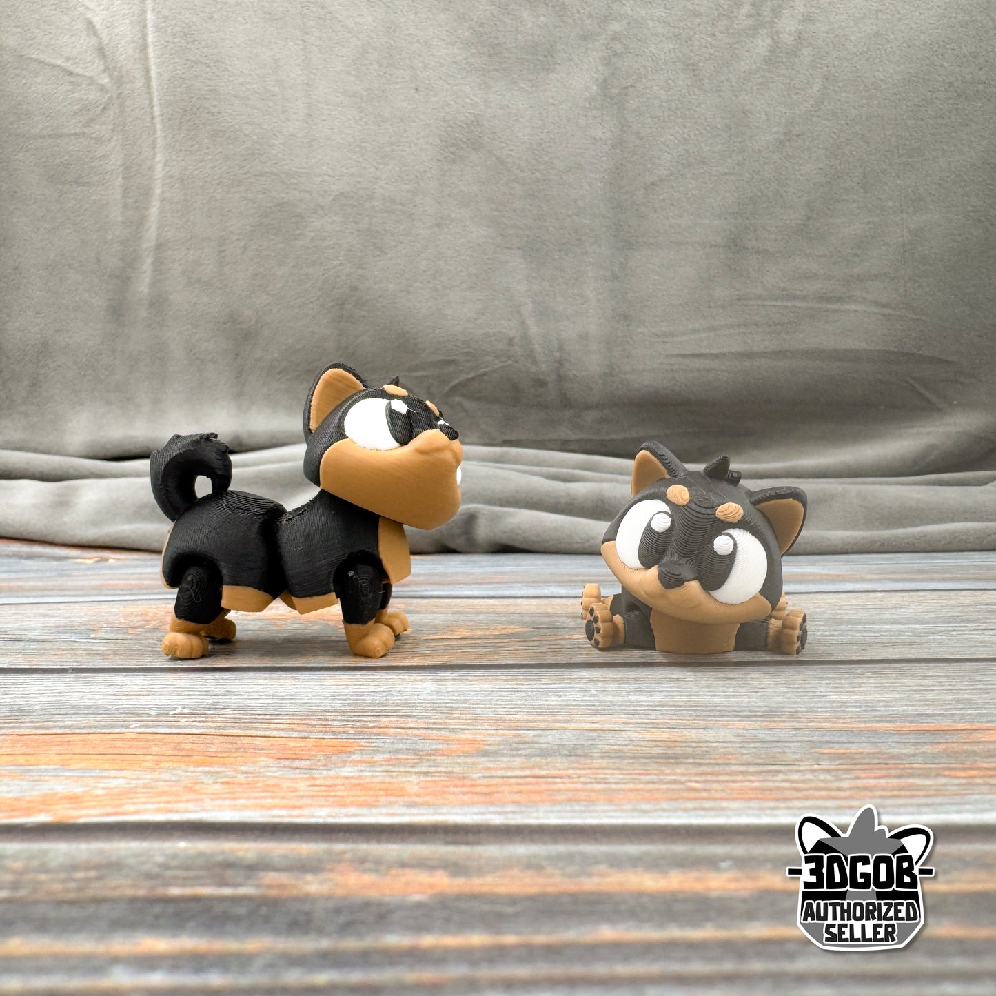 Shiba Inu Articulated 3D Printed Fidget Figure
