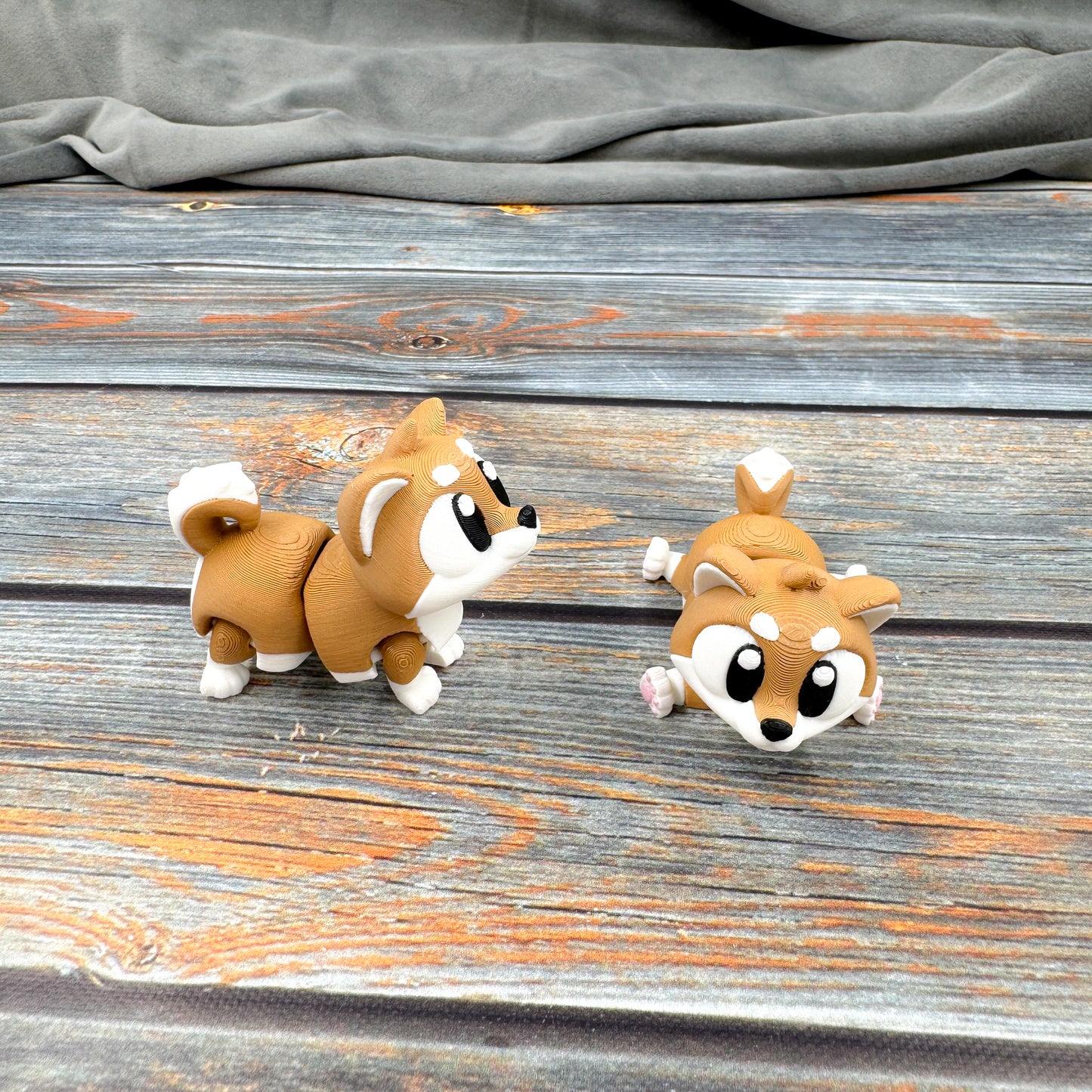Shiba Inu Articulated 3D Printed Fidget Figure