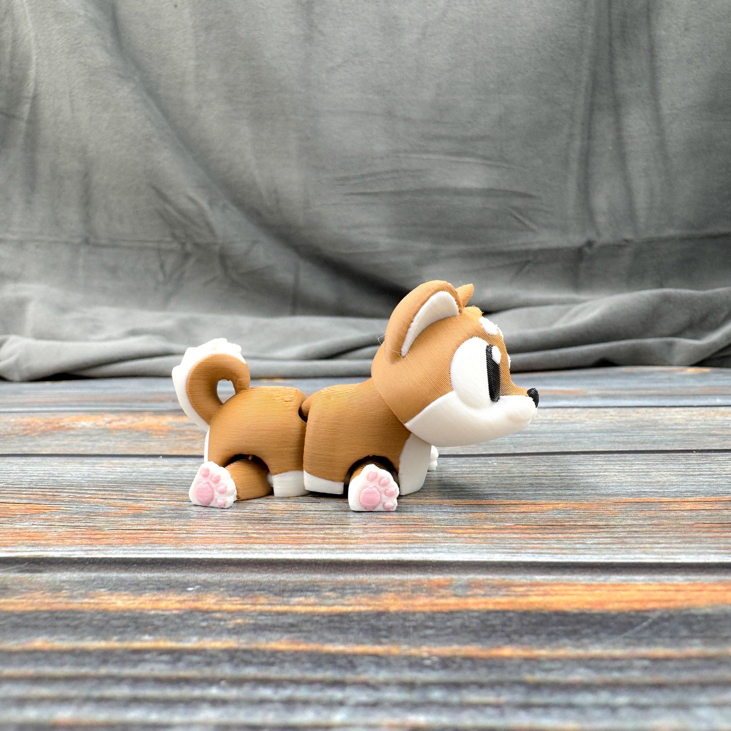 Shiba Inu Articulated 3D Printed Fidget Figure
