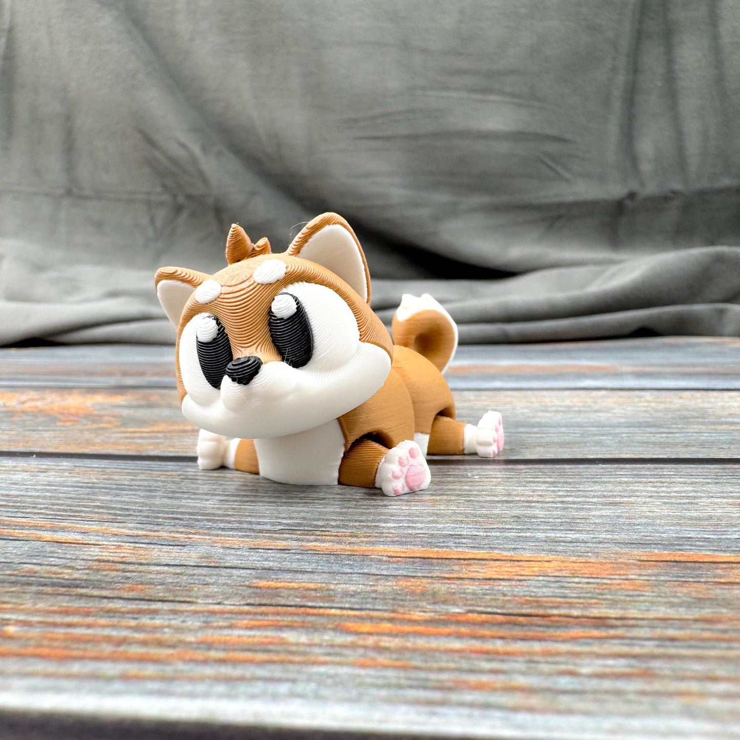 Shiba Inu Articulated 3D Printed Fidget Figure