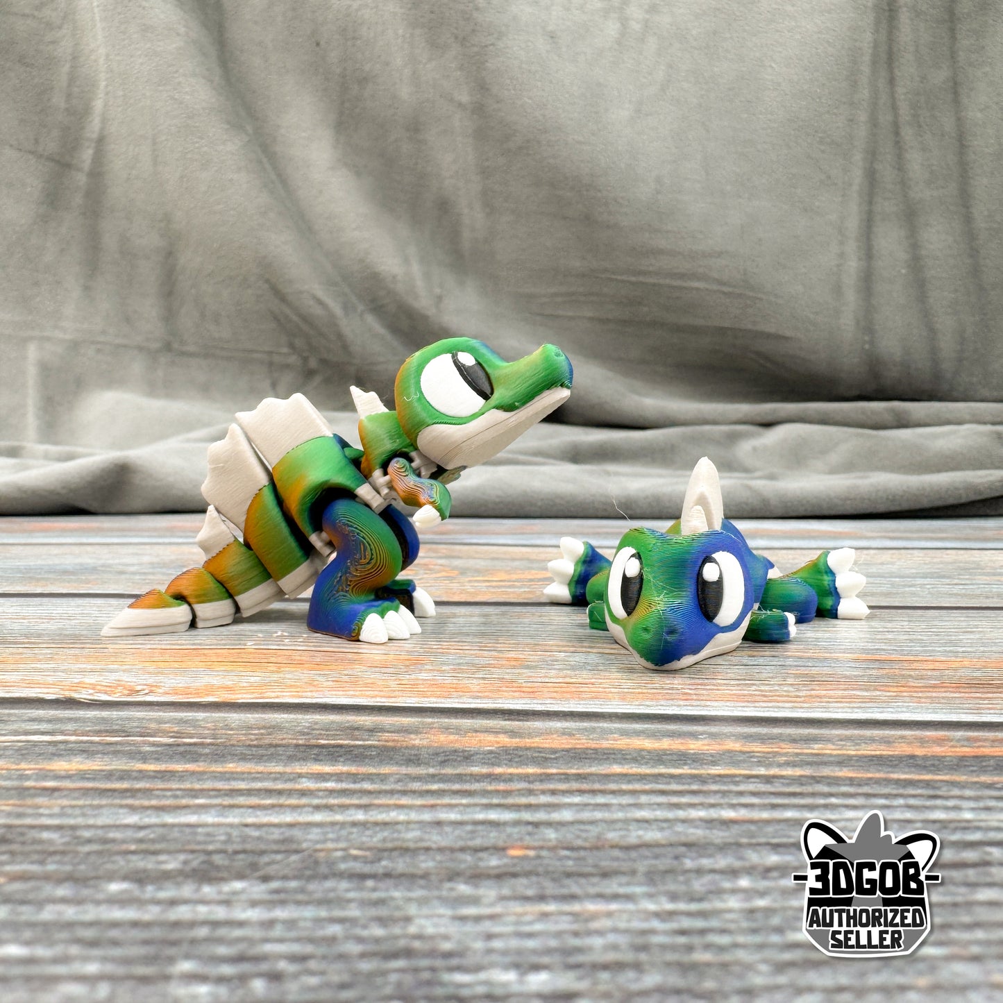 Spinosaurus Articulated 3D Printed Fidget Figure
