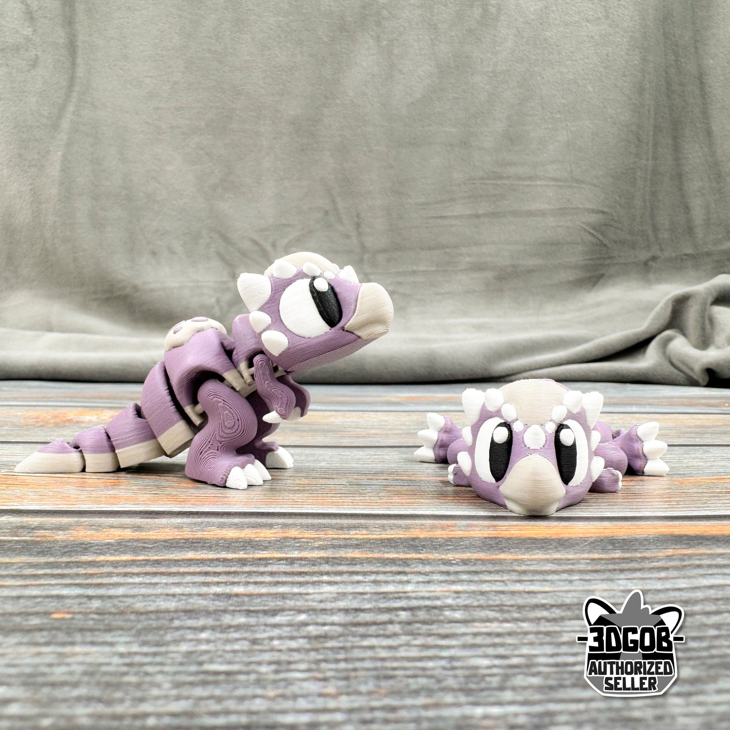 Stygimoloch in Eggshell 3D Printed Fidget Figure