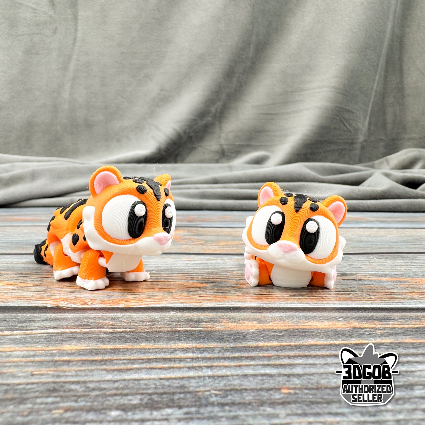 Tiger Articulated 3D Printed Fidget Figure