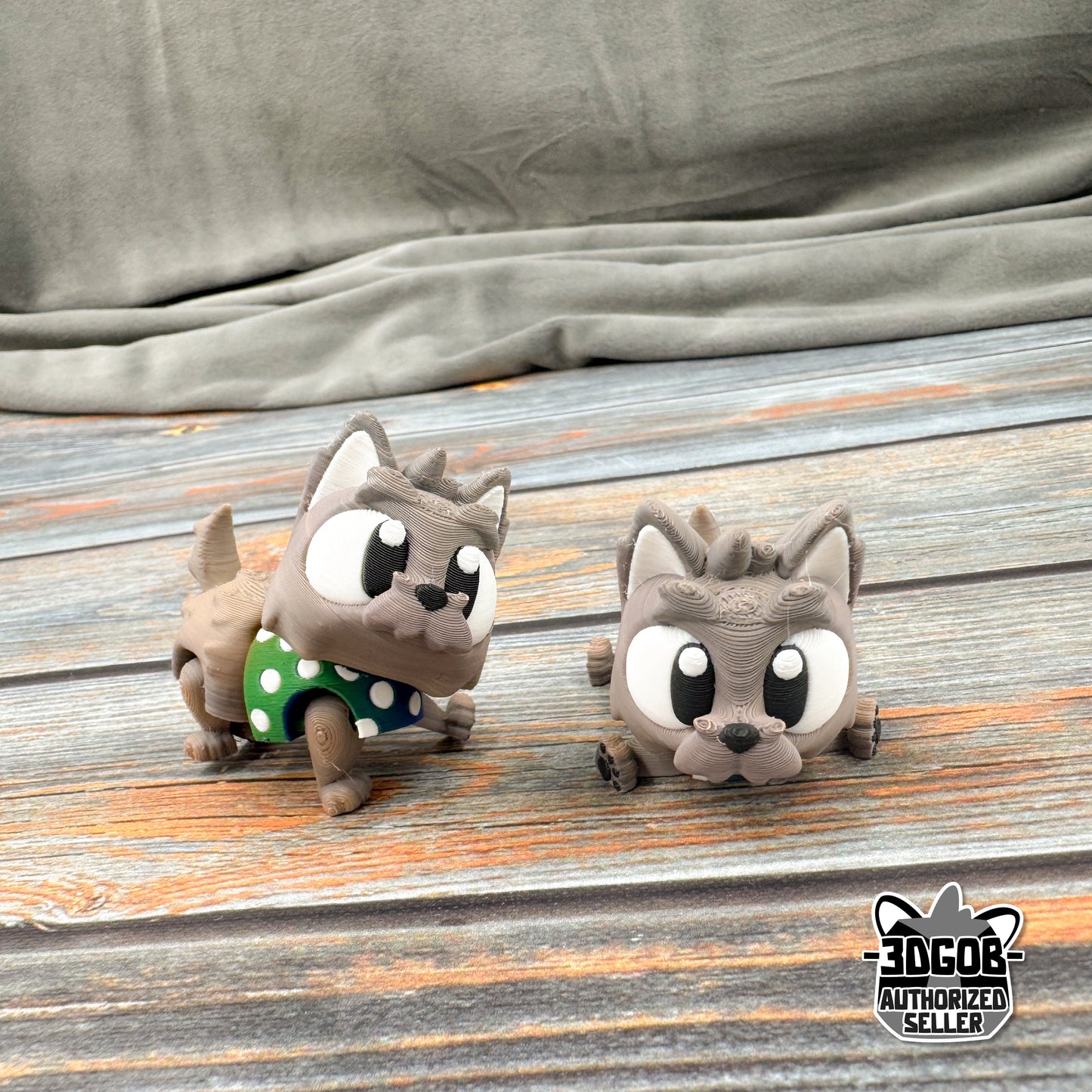 Yorkshire Terrier Articulated 3D Printed Fidget Figure