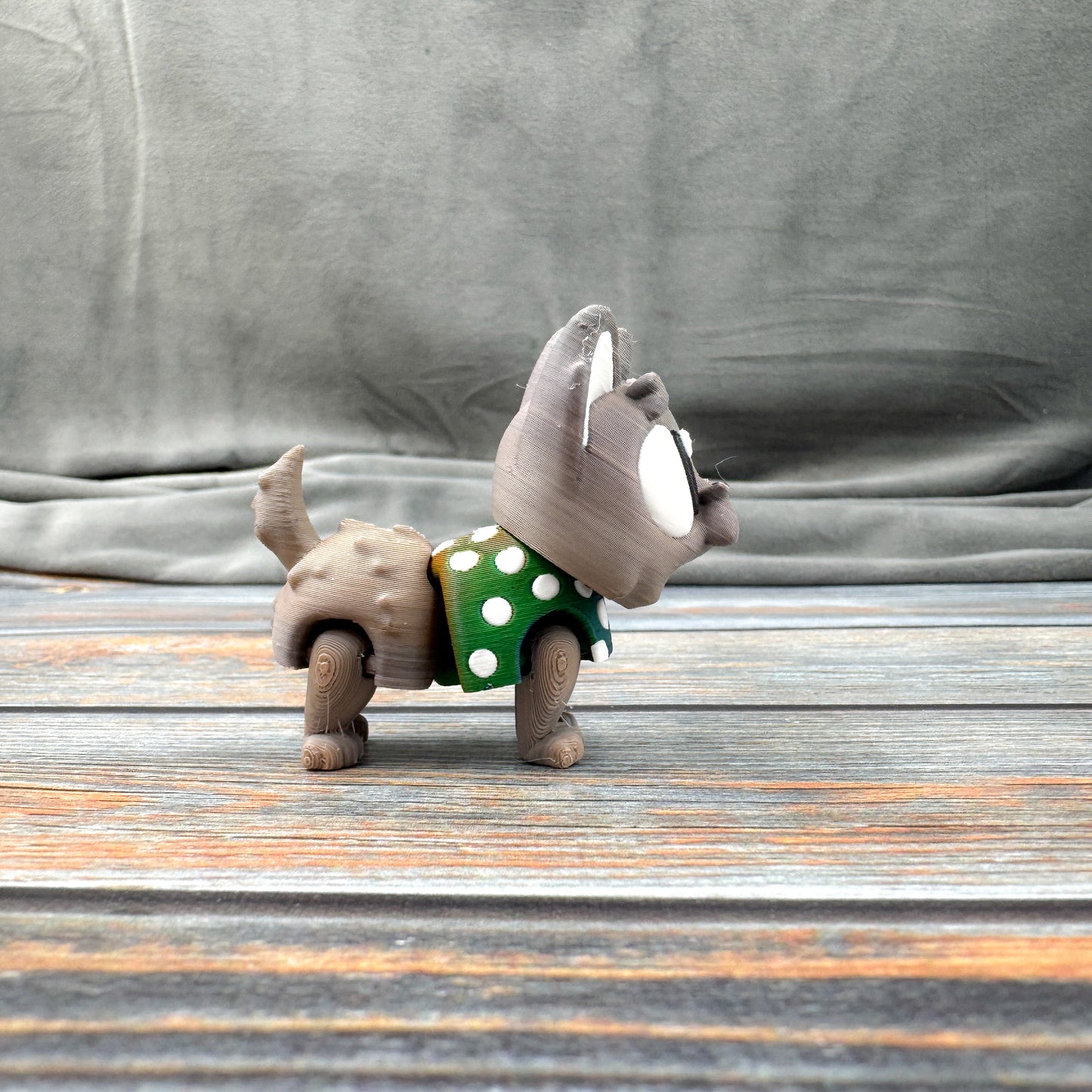 Yorkshire Terrier Articulated 3D Printed Fidget Figure