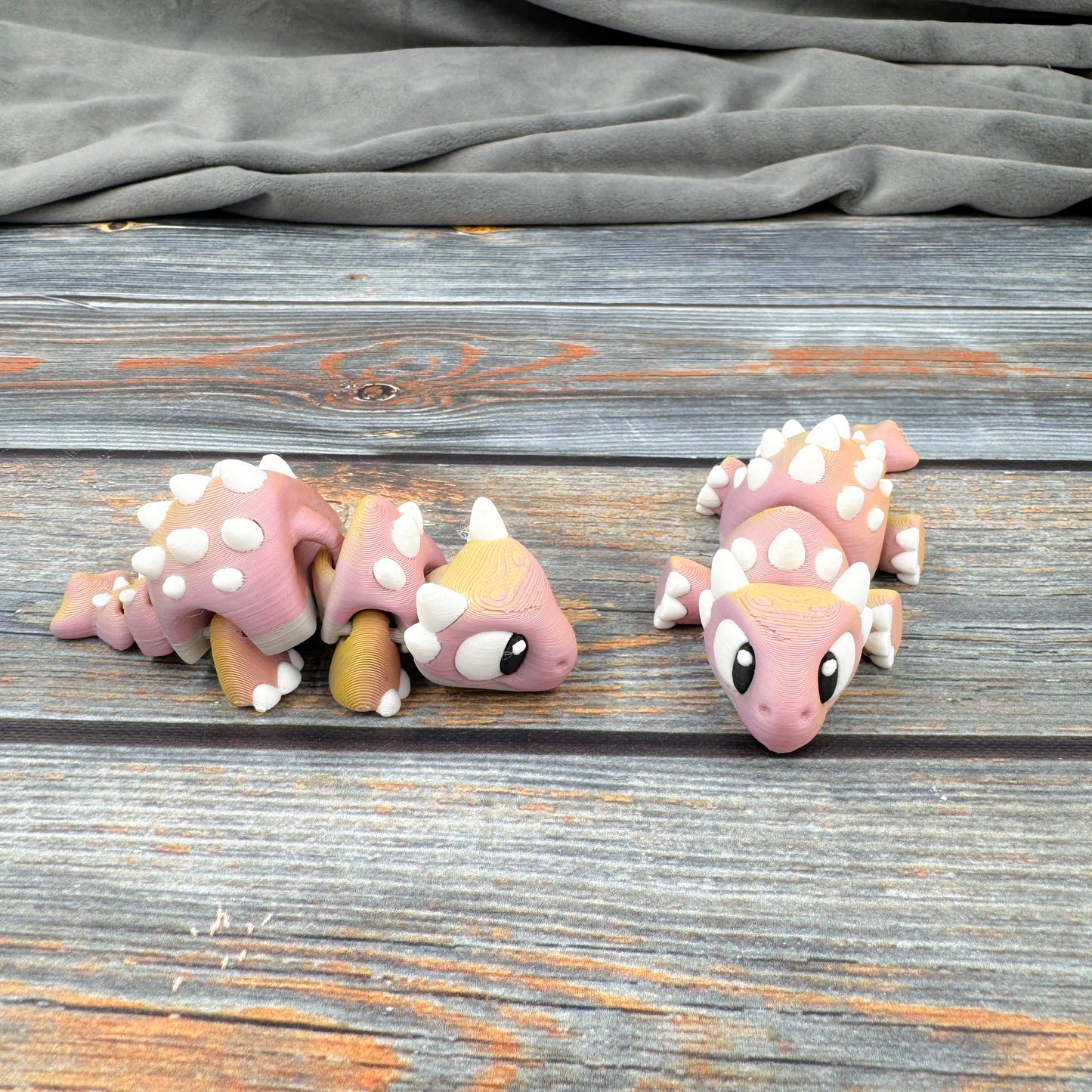 Ankylosaurus Articulated 3D Printed Fidget Figure