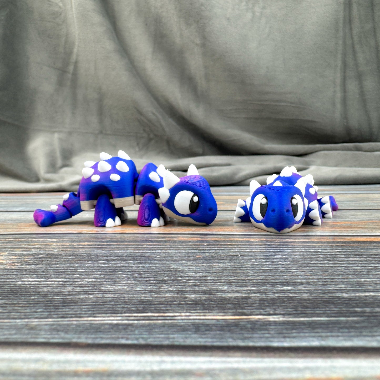 Ankylosaurus Articulated 3D Printed Fidget Figure