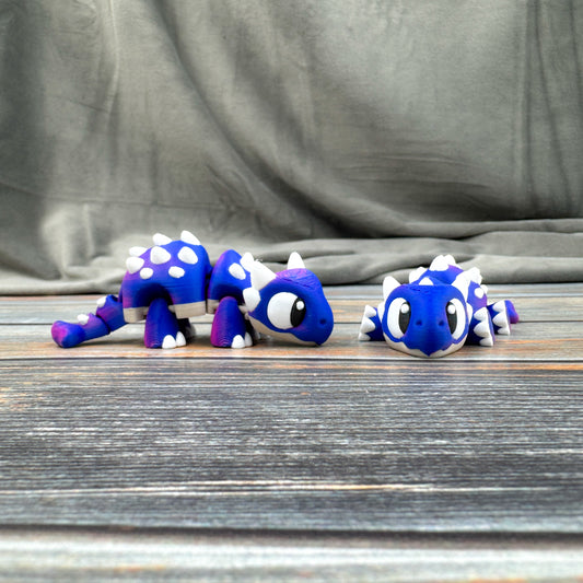 Ankylosaurus Articulated 3D Printed Fidget Figure