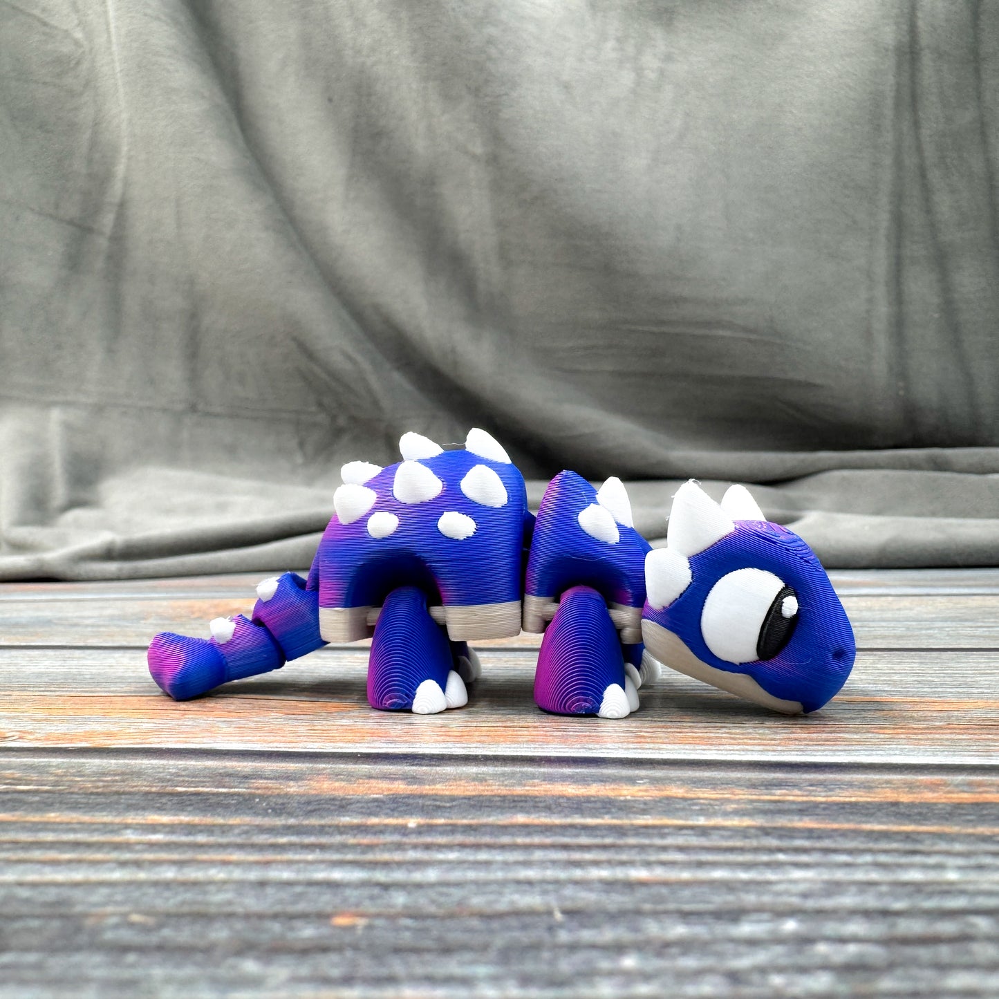 Ankylosaurus Articulated 3D Printed Fidget Figure