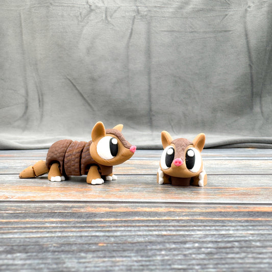 Armadillo Articulated 3D Printed Fidget Figure