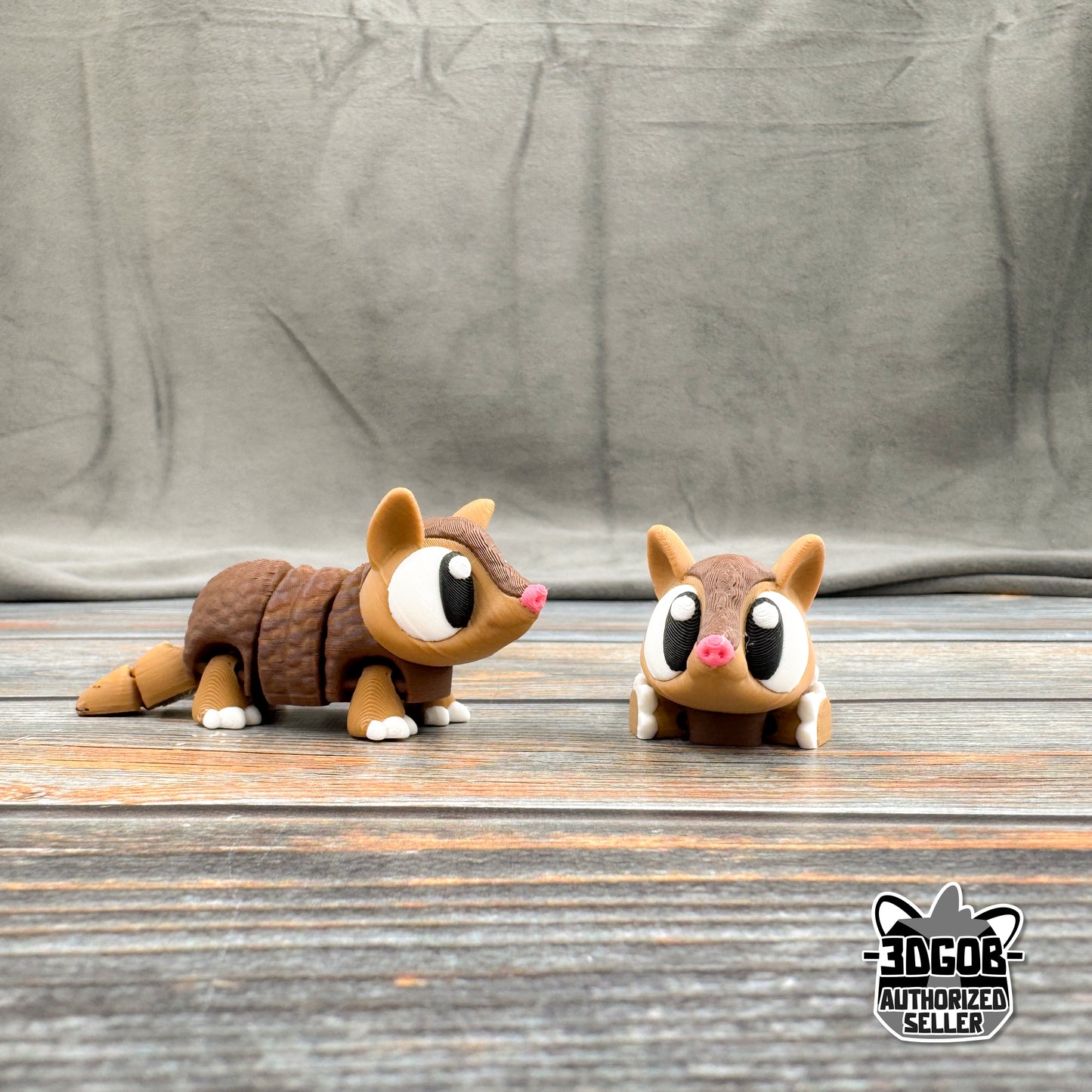 Armadillo Articulated 3D Printed Fidget Figure