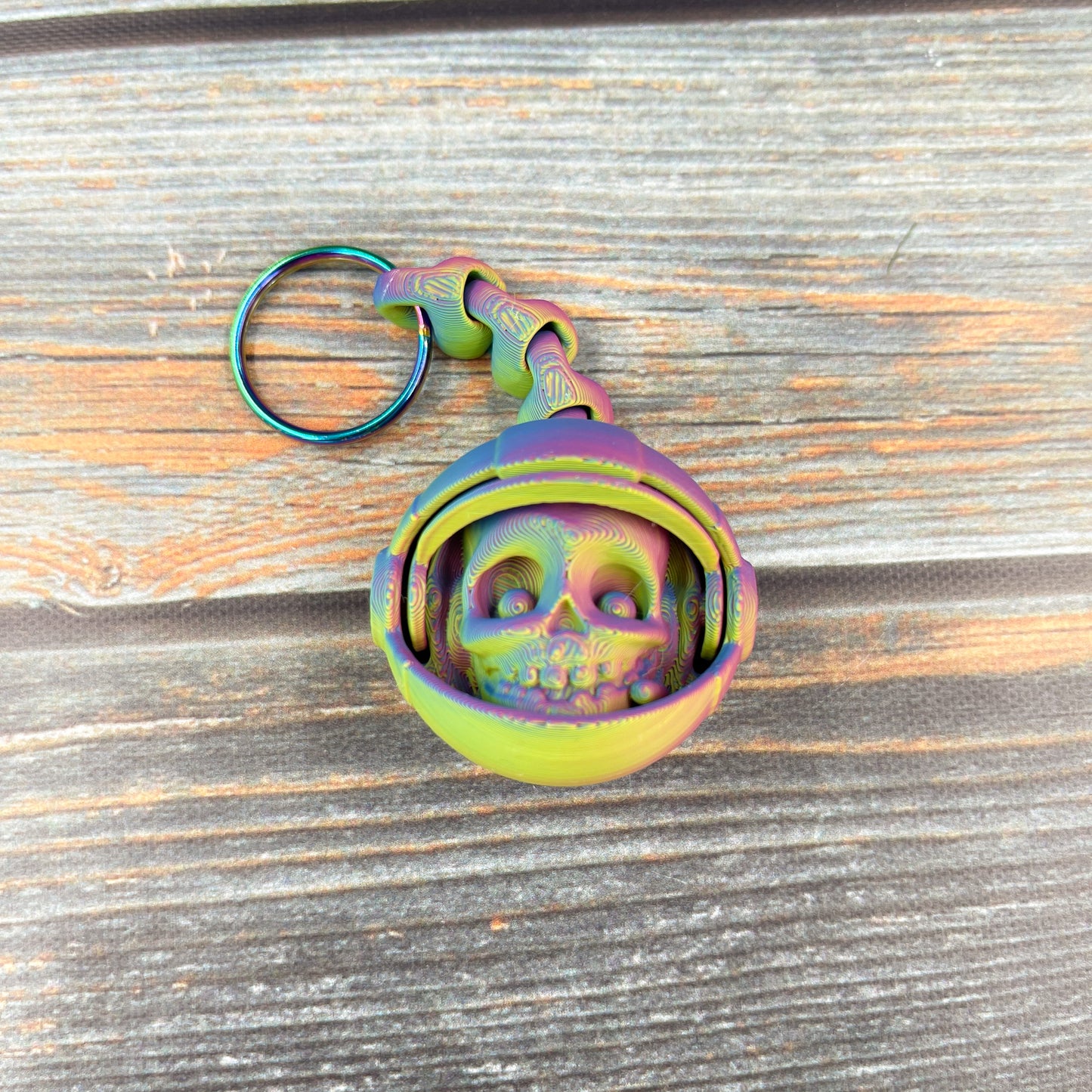 Skeleton Astronaut Keychain