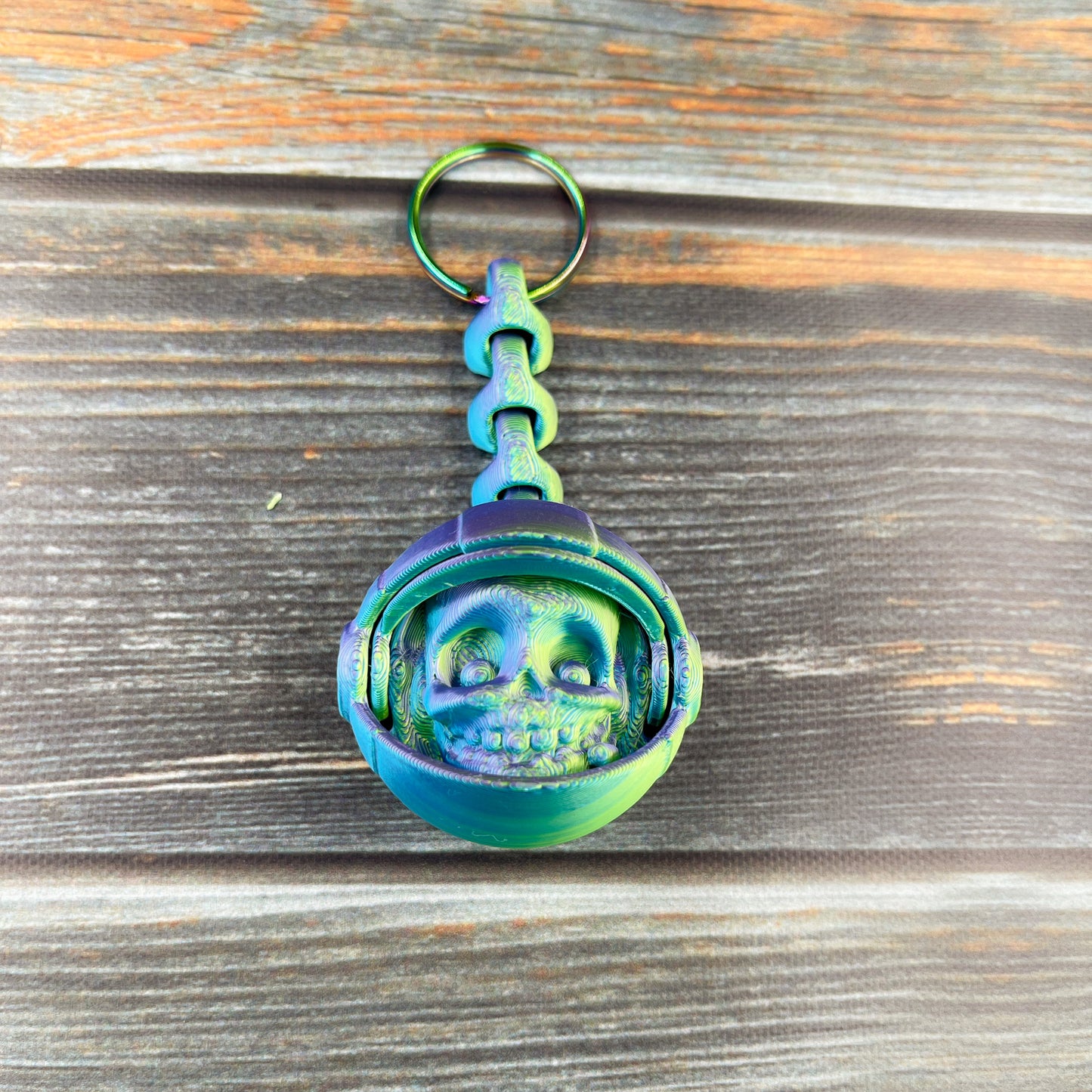 Skeleton Astronaut Keychain