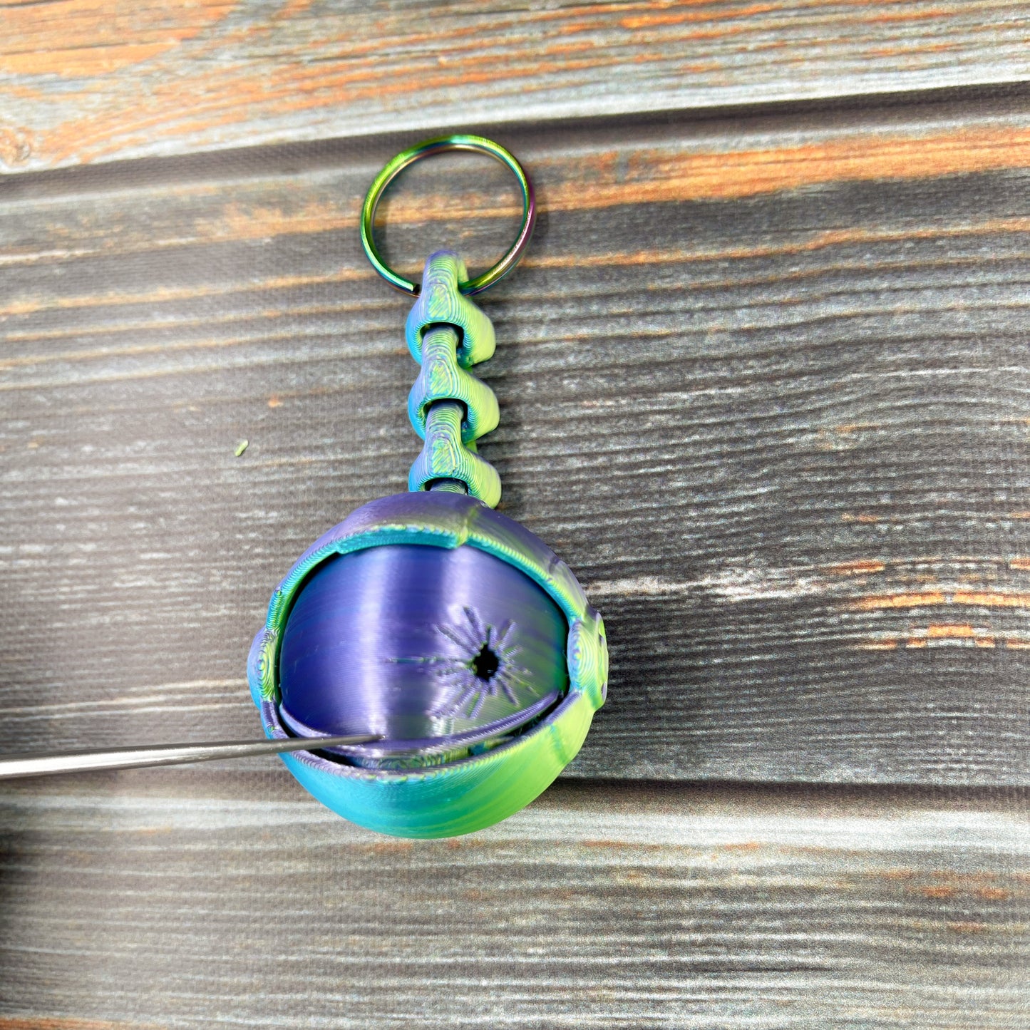 Skeleton Astronaut Keychain