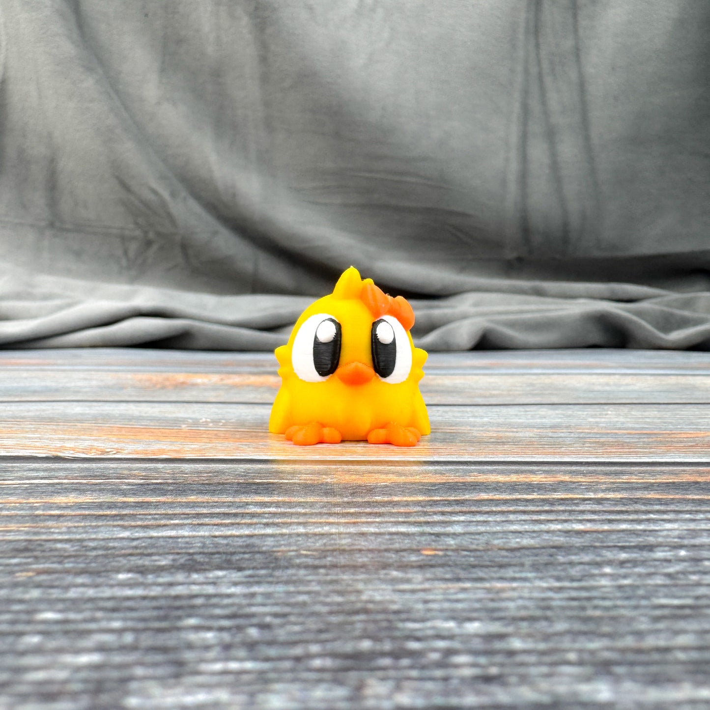 Chick with Bow 3D Printed Fidget Figure