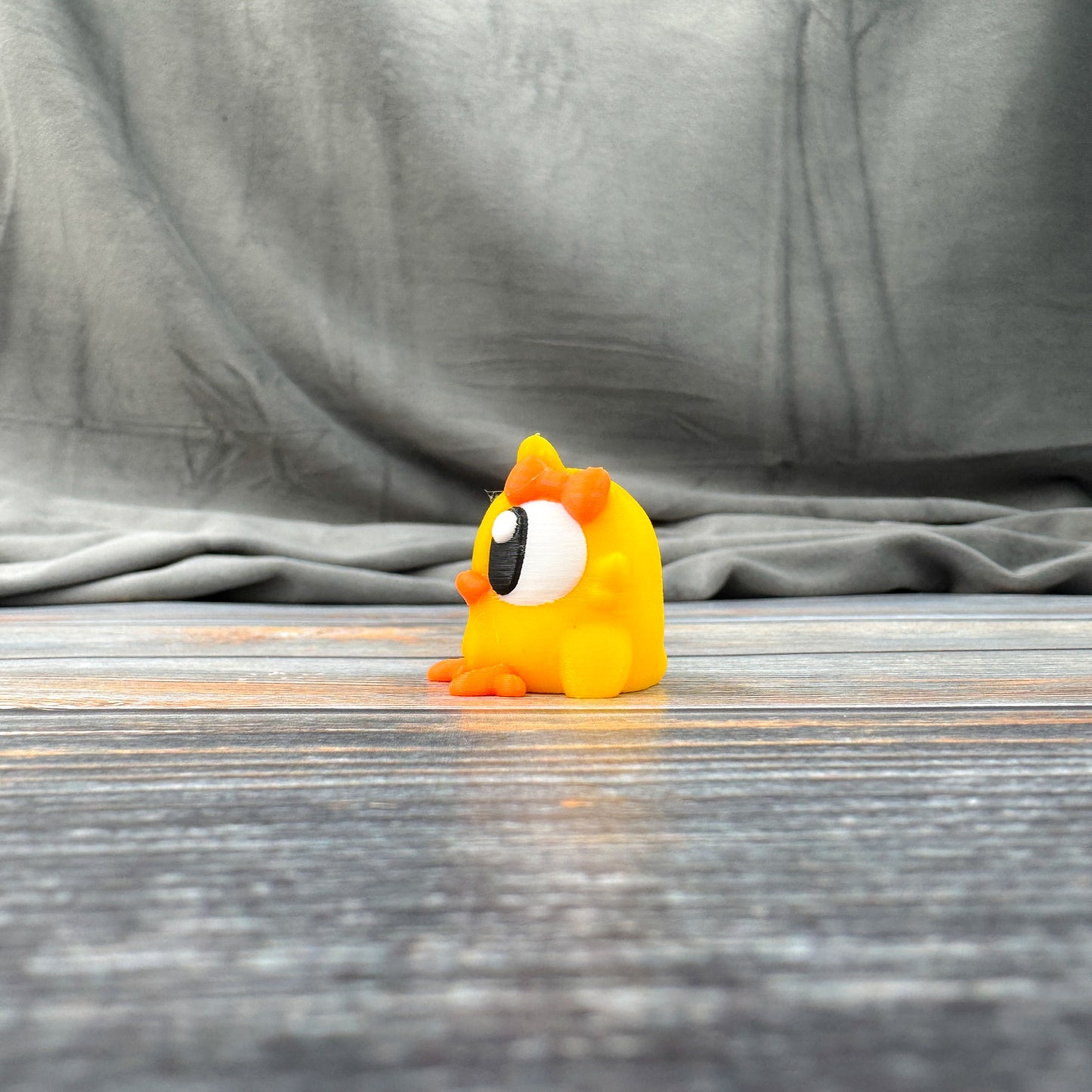 Chick with Bow 3D Printed Fidget Figure