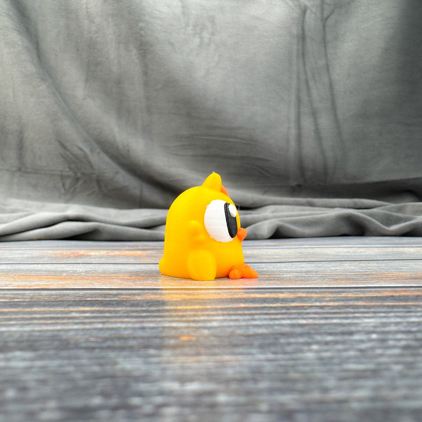 Chick with Bow 3D Printed Fidget Figure