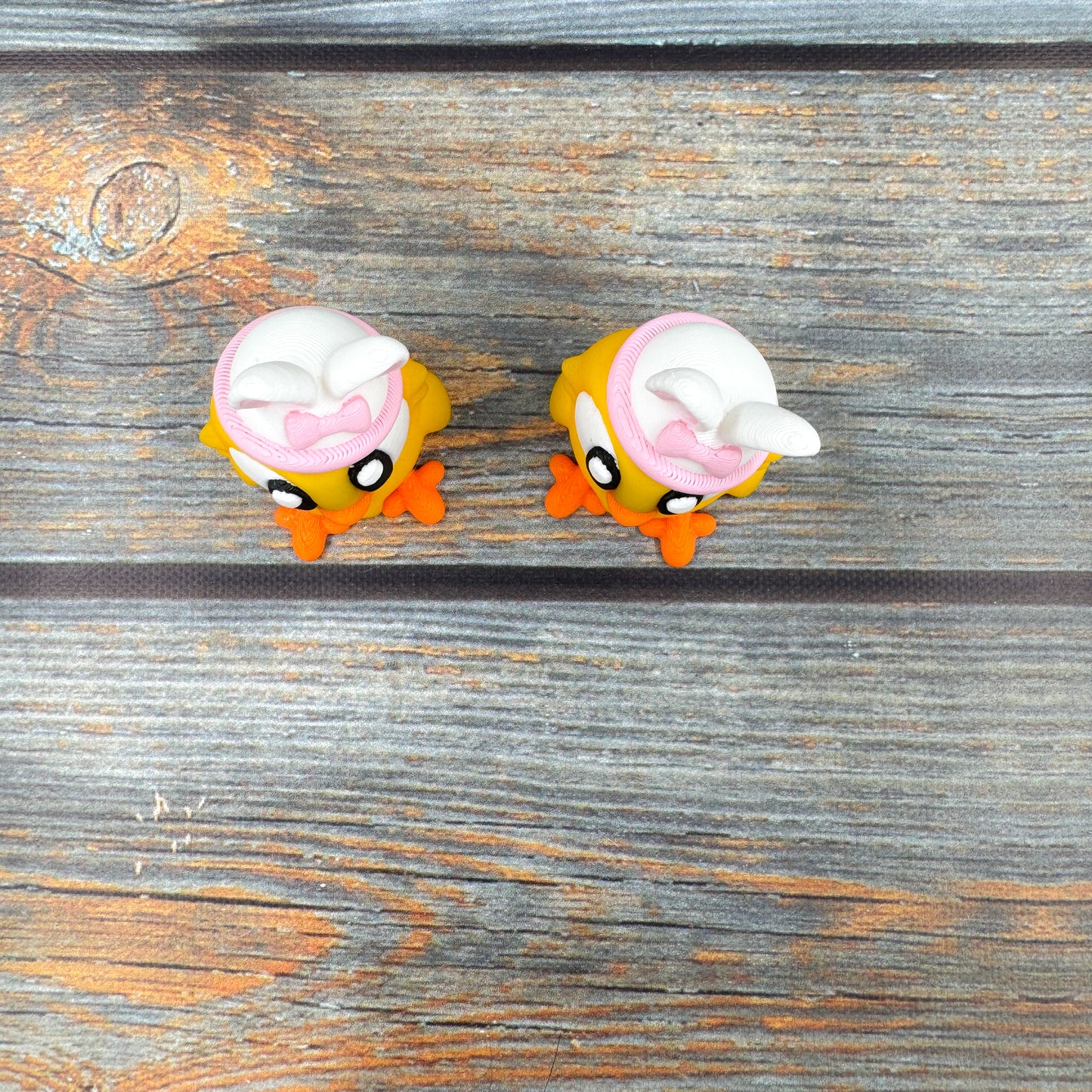Chick with Bunny Ears 3D Printed Fidget Figure