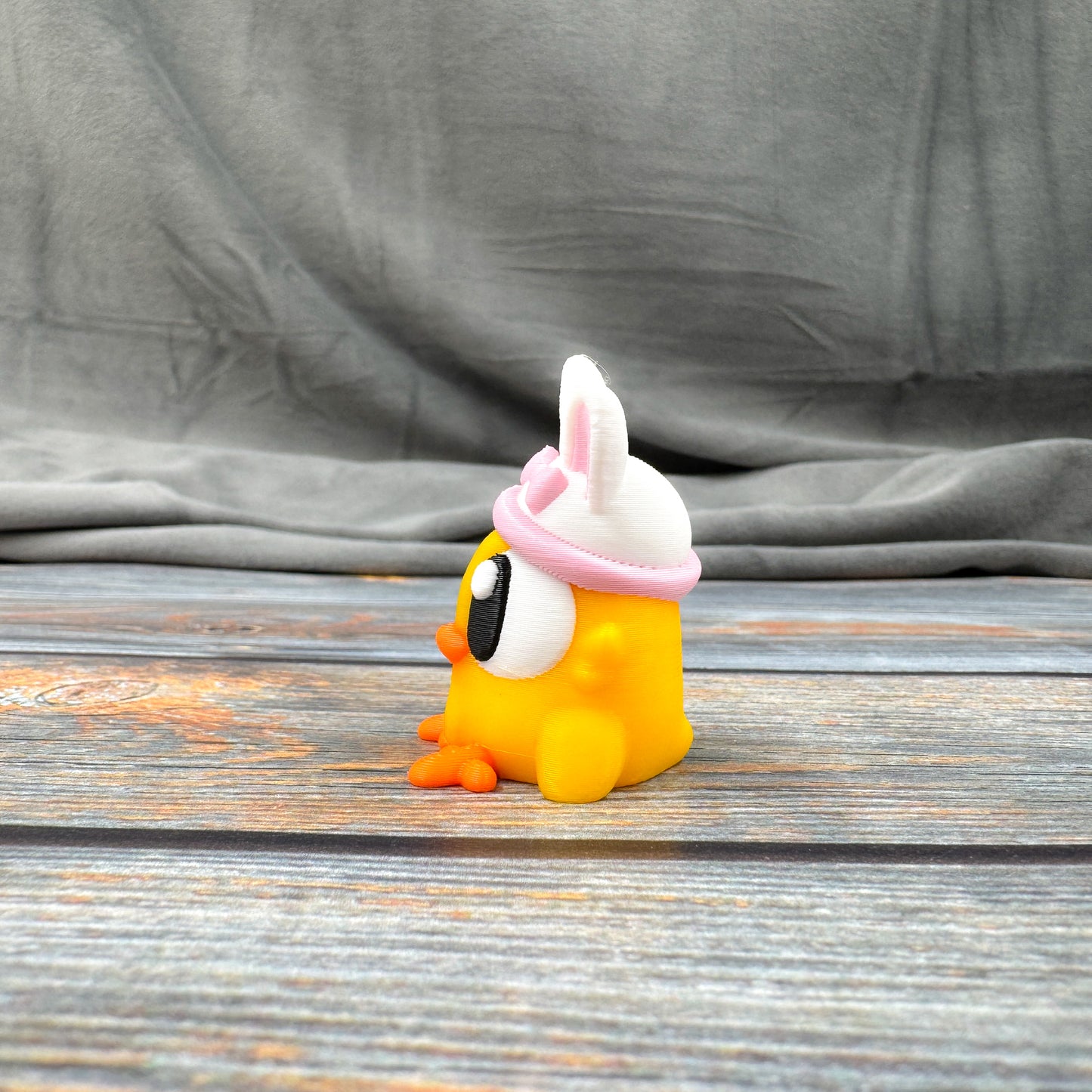 Chick with Bunny Ears 3D Printed Fidget Figure