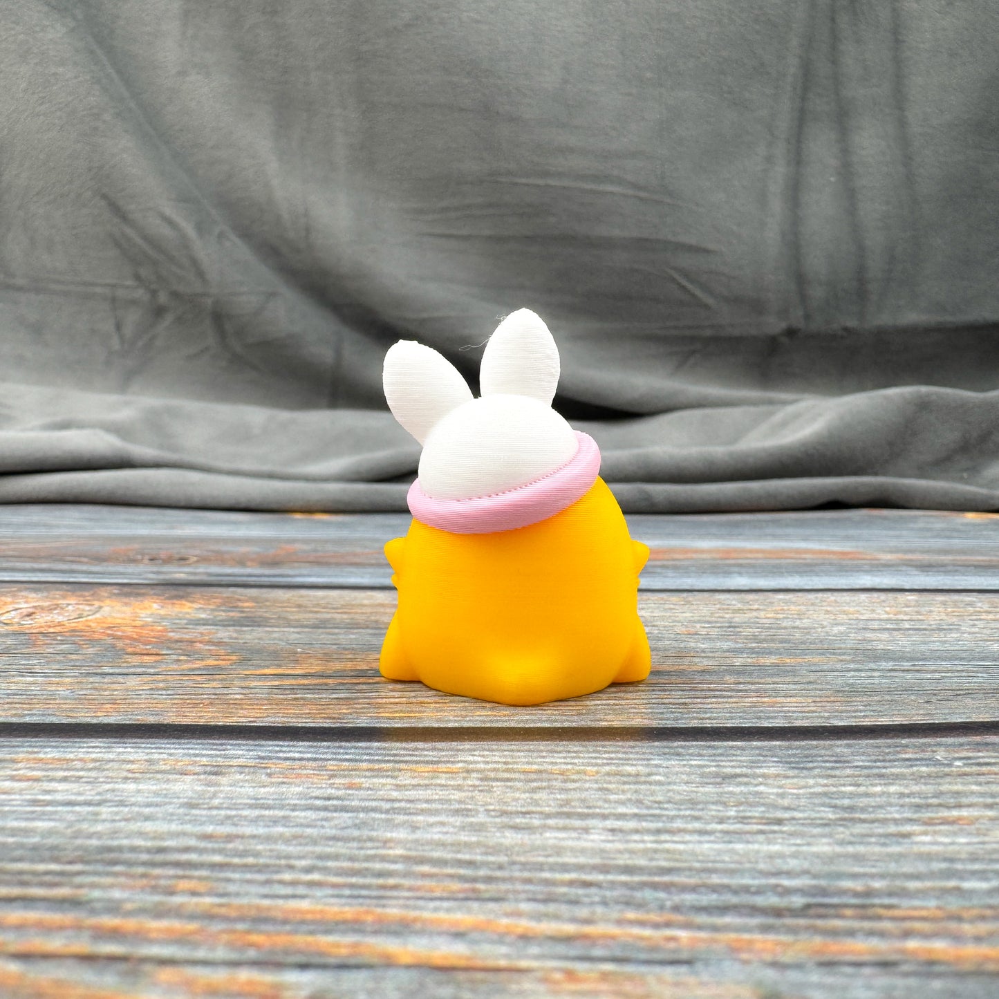 Chick with Bunny Ears 3D Printed Fidget Figure
