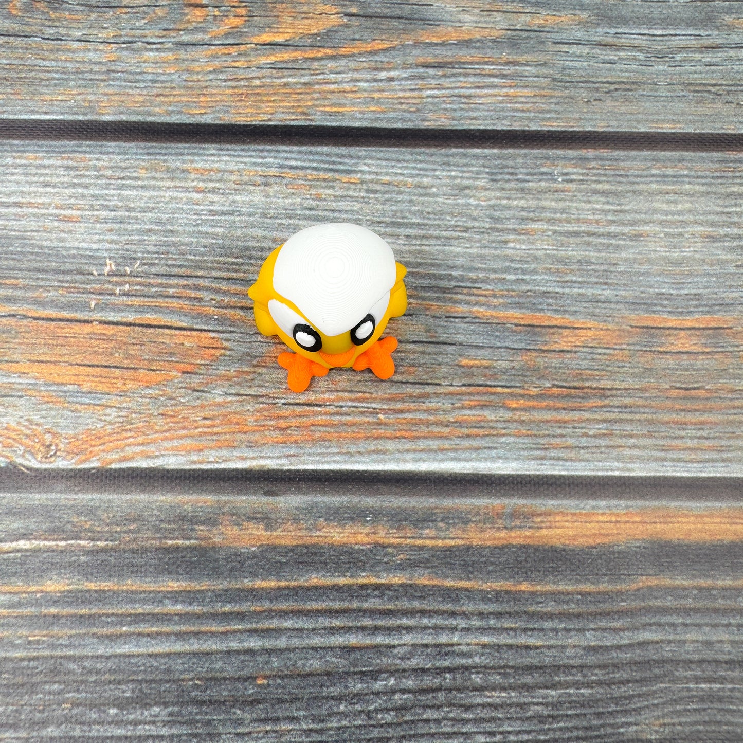 Chick with Eggshell 3D Printed Fidget Figure