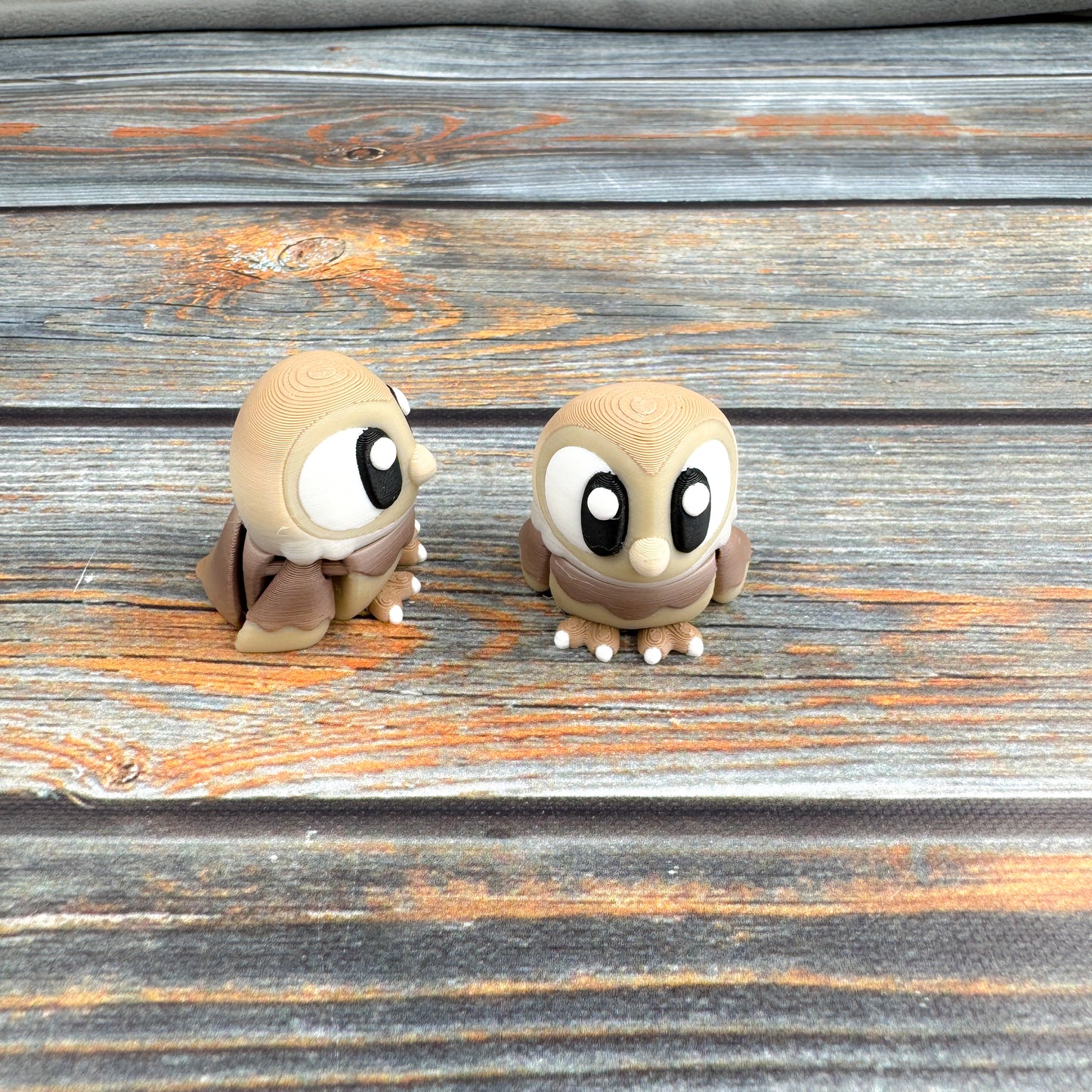 Barn Owl Articulated 3D Printed Fidget Figure