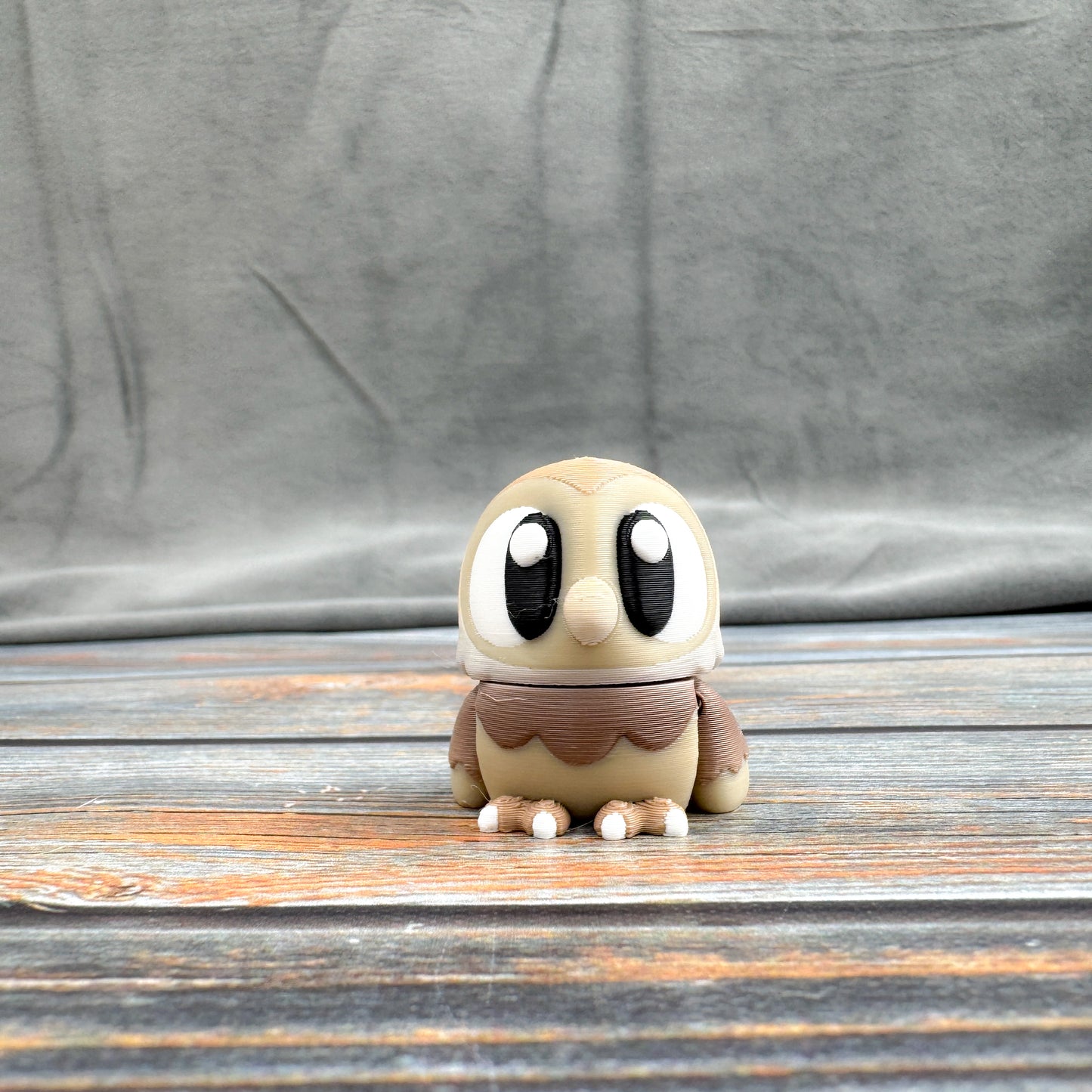 Barn Owl Articulated 3D Printed Fidget Figure