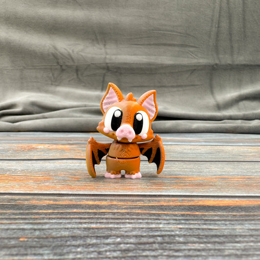 Bat Articulated 3D Printed Fidget Figure