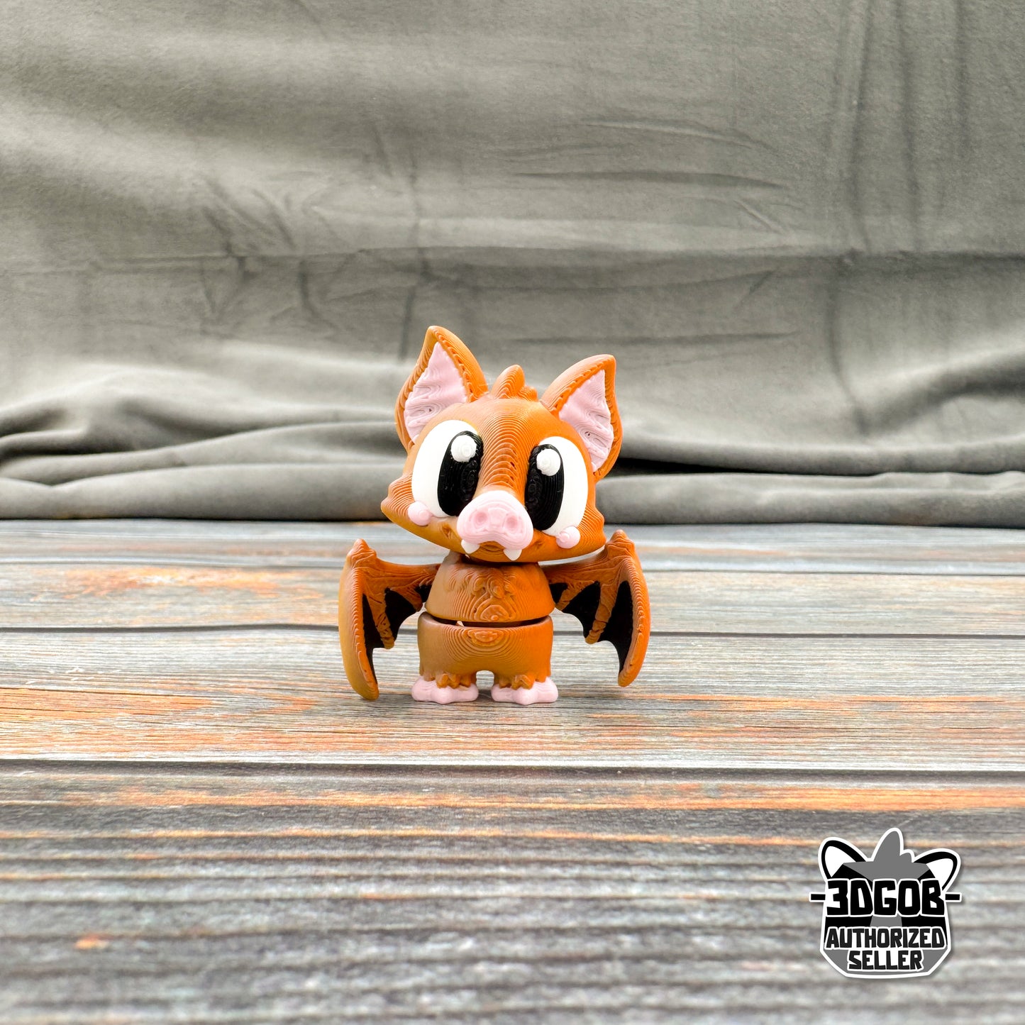 Bat Articulated 3D Printed Fidget Figure