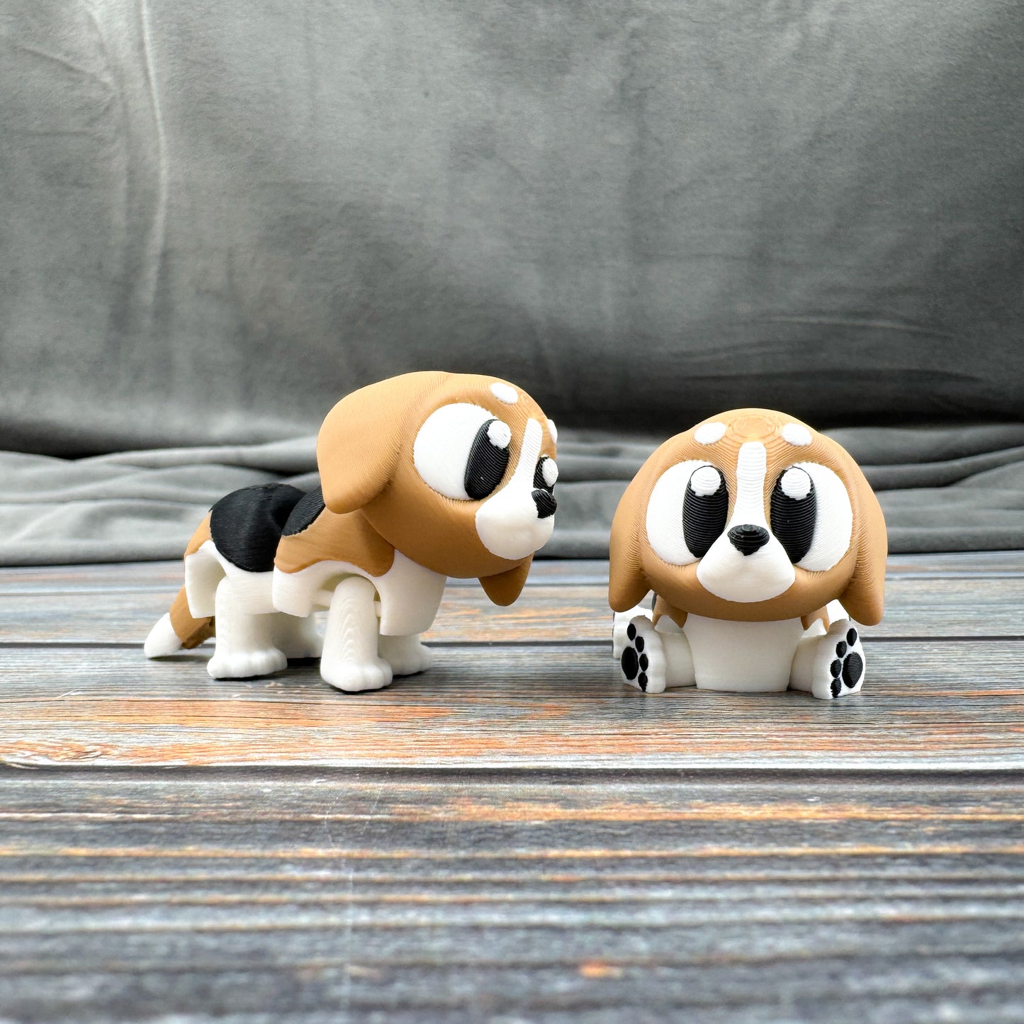 Beagle Articulated 3D Printed Fidget Figure