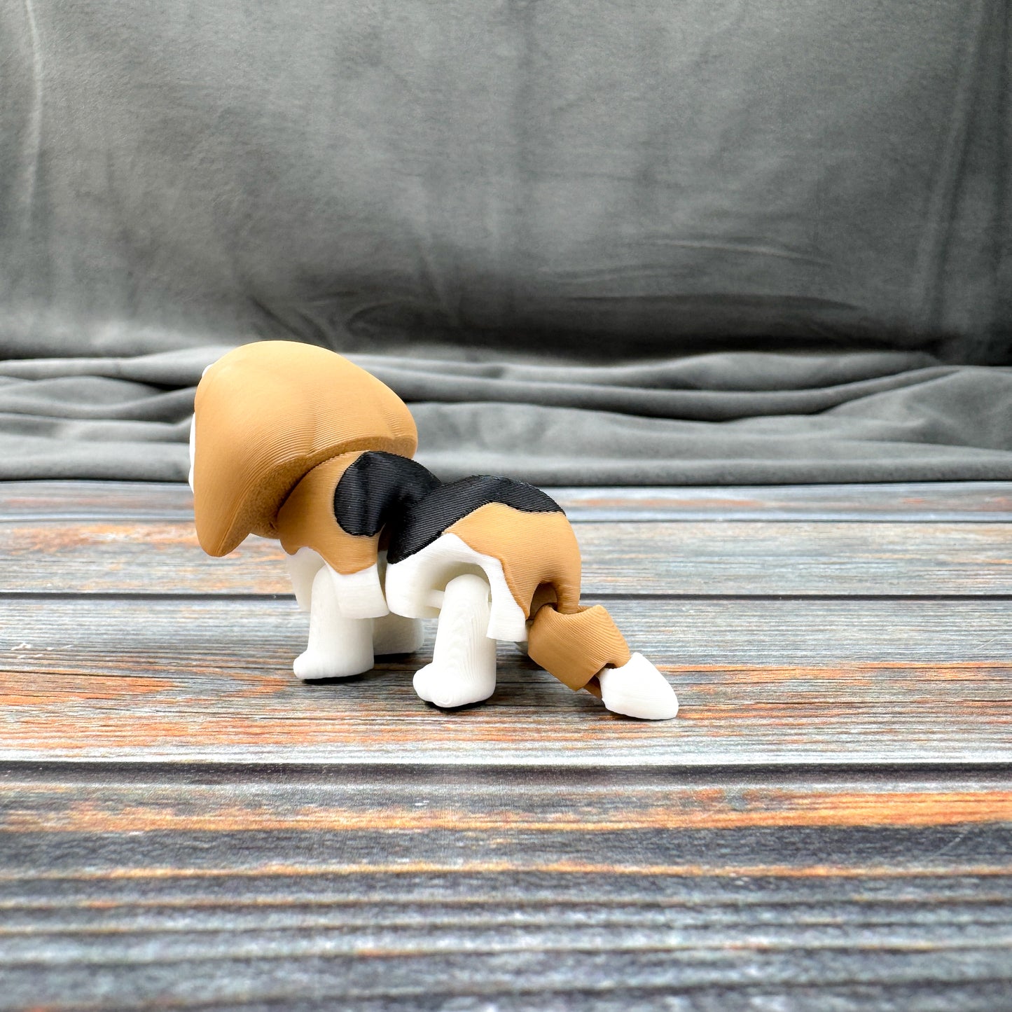 Beagle Articulated 3D Printed Fidget Figure