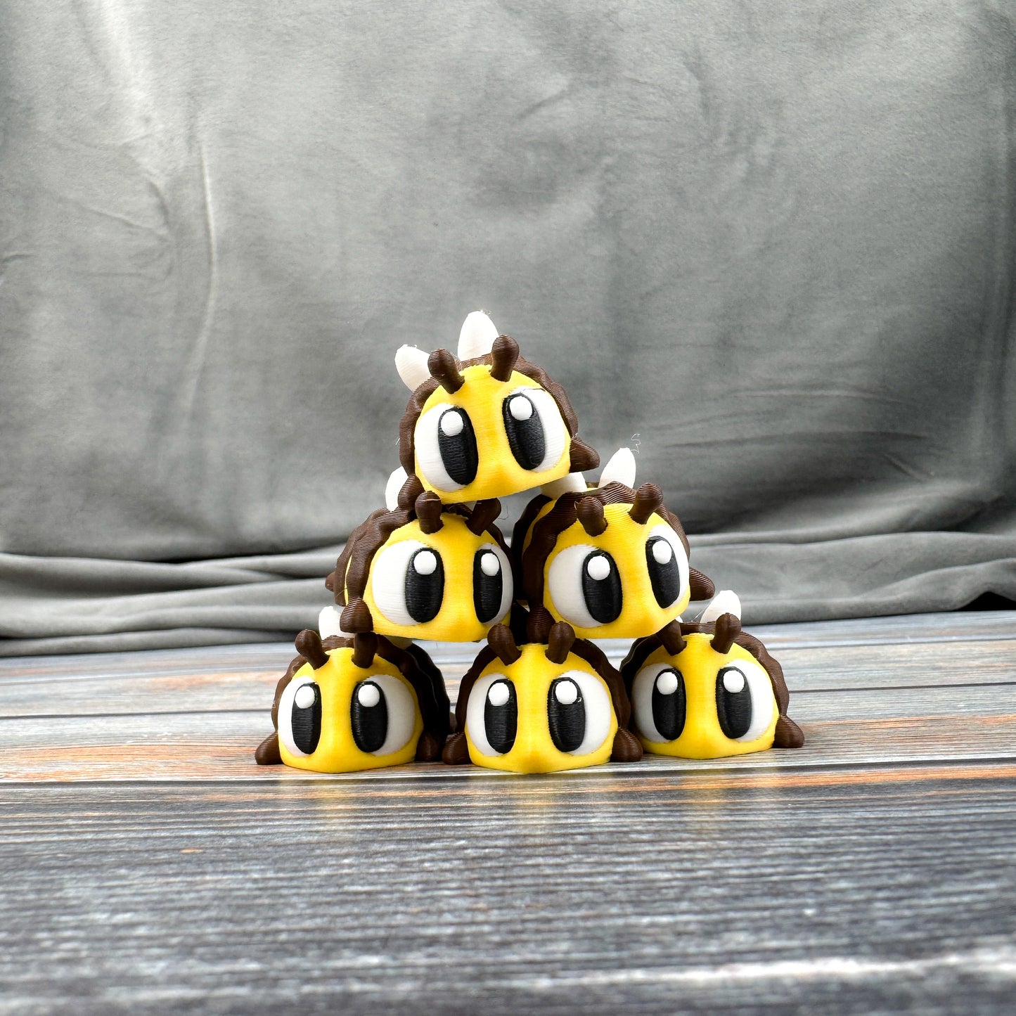 Baby Bee Set of 6 Articulated 3D Printed Fidget Figure