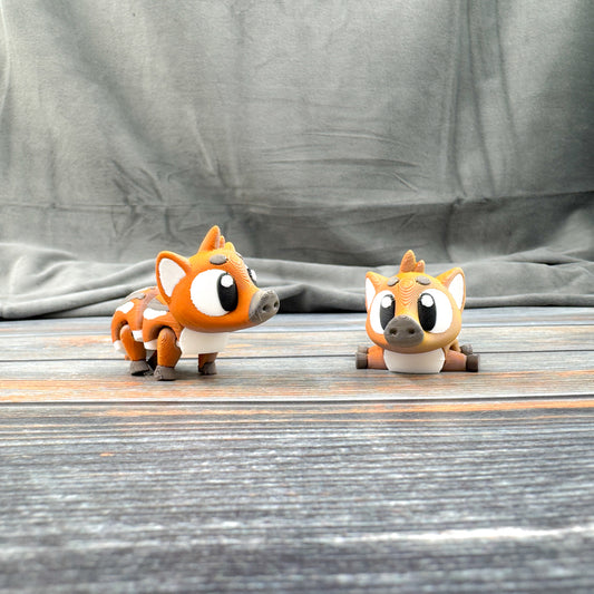 Boar Articulated 3D Printed Fidget Figure