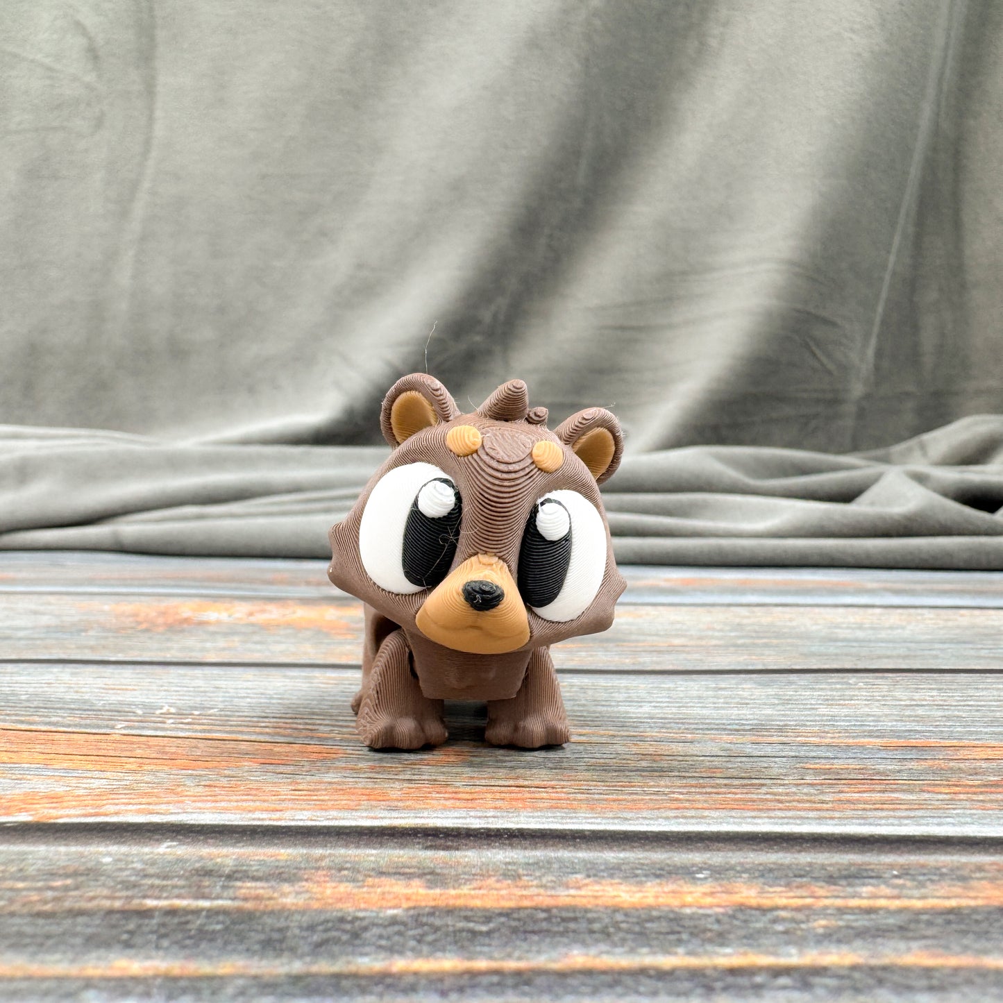 Brown Bear Articulated 3D Printed Fidget Figure