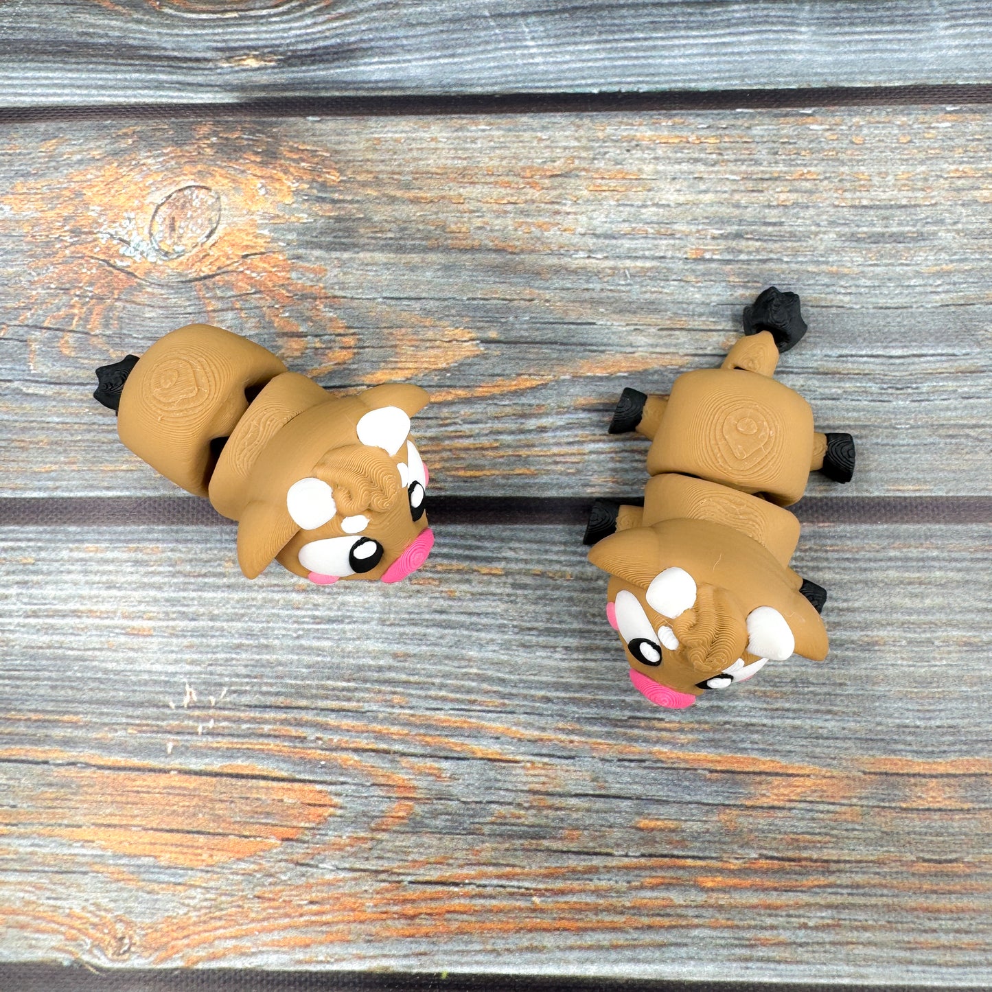 Brown Cow Articulated 3D Printed Fidget Figure