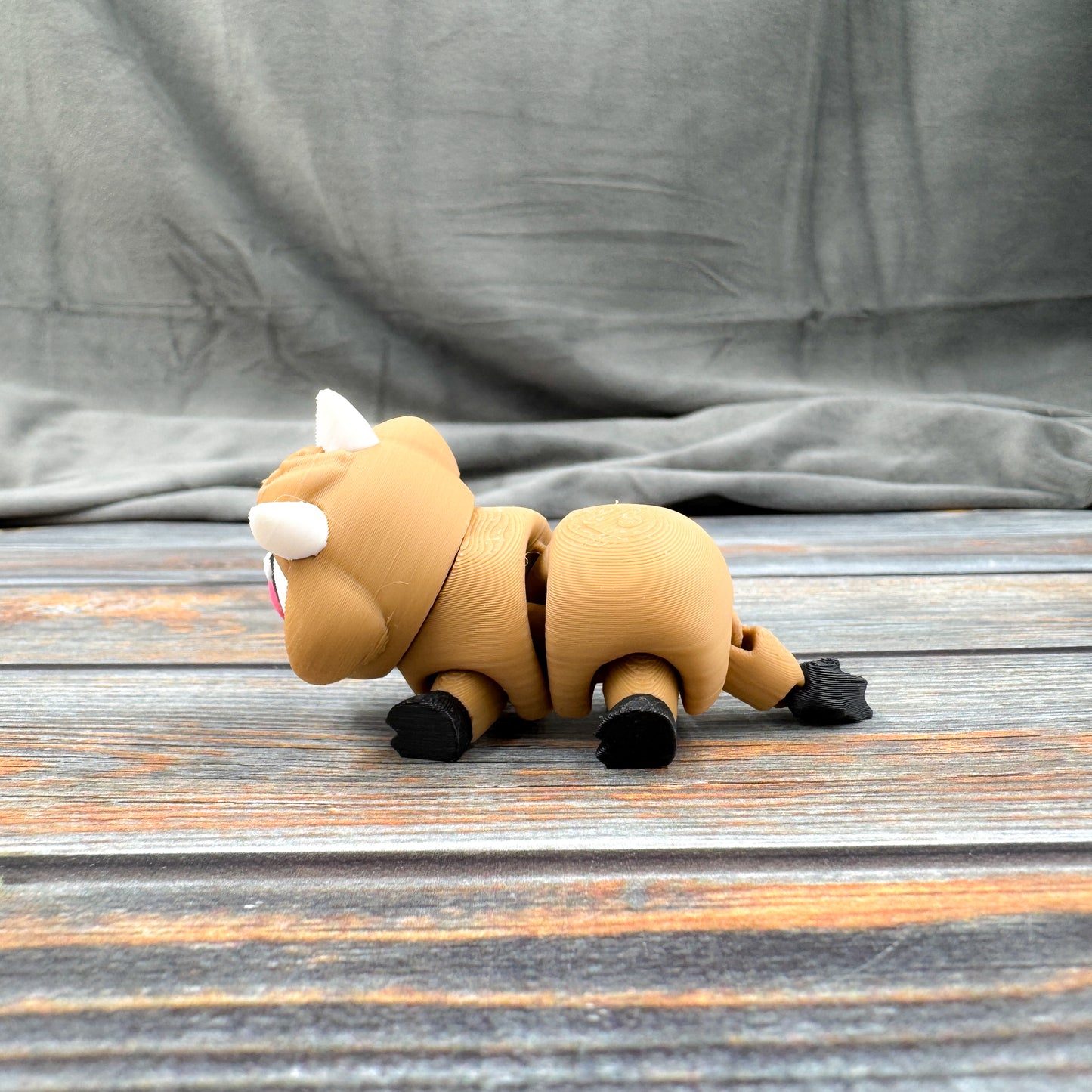 Brown Cow Articulated 3D Printed Fidget Figure