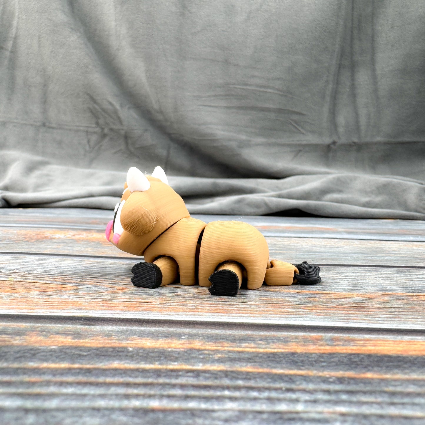 Brown Cow Articulated 3D Printed Fidget Figure