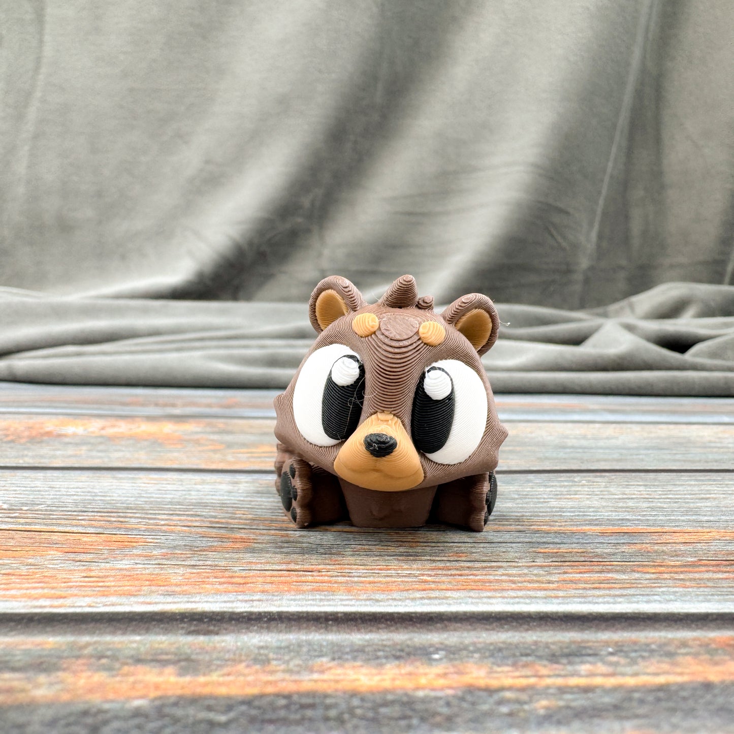 Brown Bear Articulated 3D Printed Fidget Figure